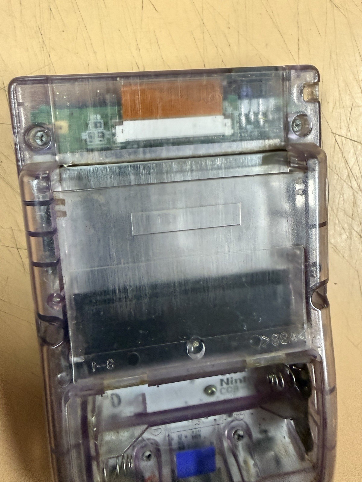 Nintendo Game Boy Color Handheld System – Atomic Purple Clear Transparent