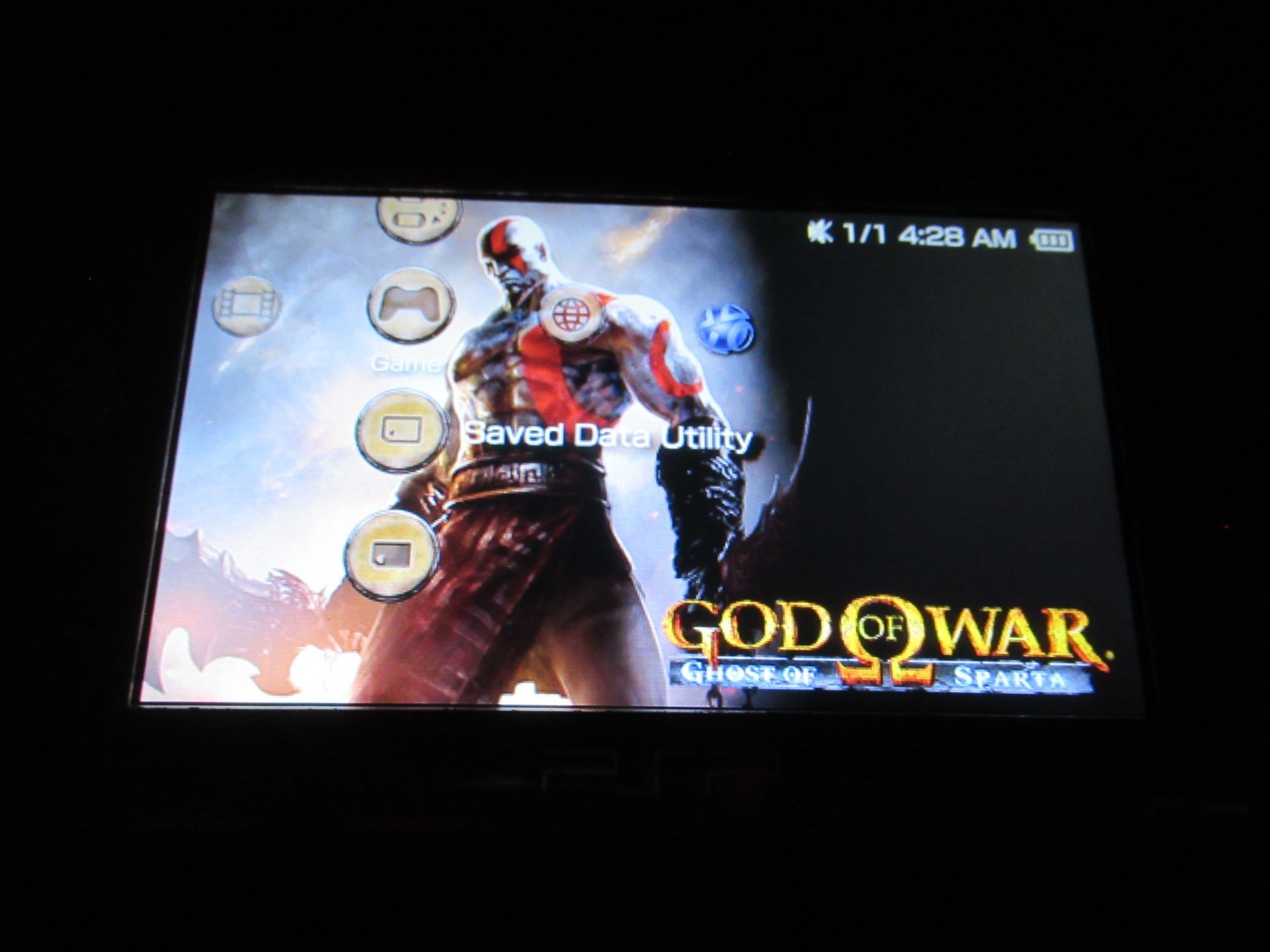 Sony PSP 2001 64Gb God of War Limited Special Edition TESTED, V.G. RARE, ARK-4!
