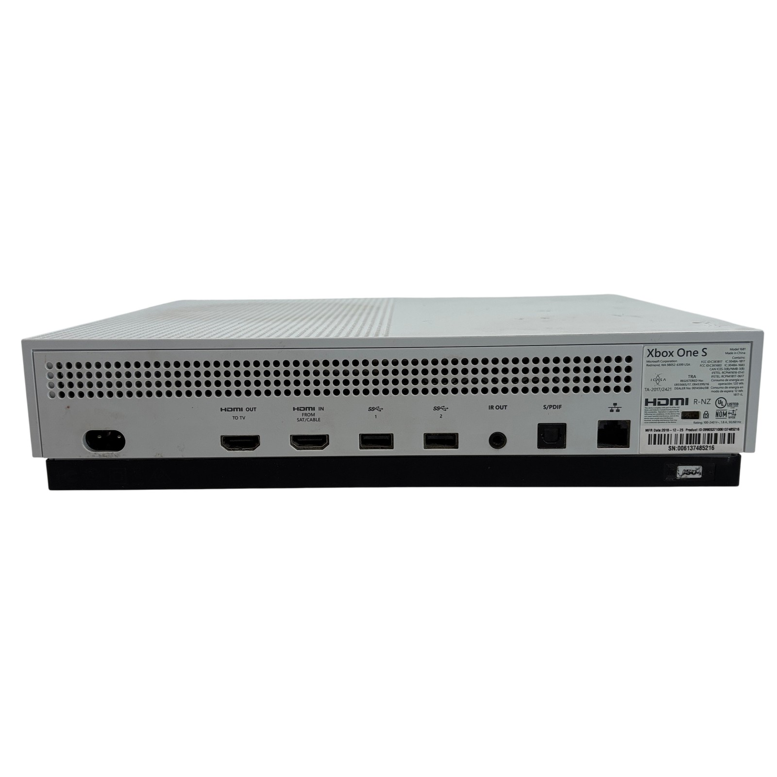 Microsoft Xbox One S 1681 500GB Video Game Console – 6617