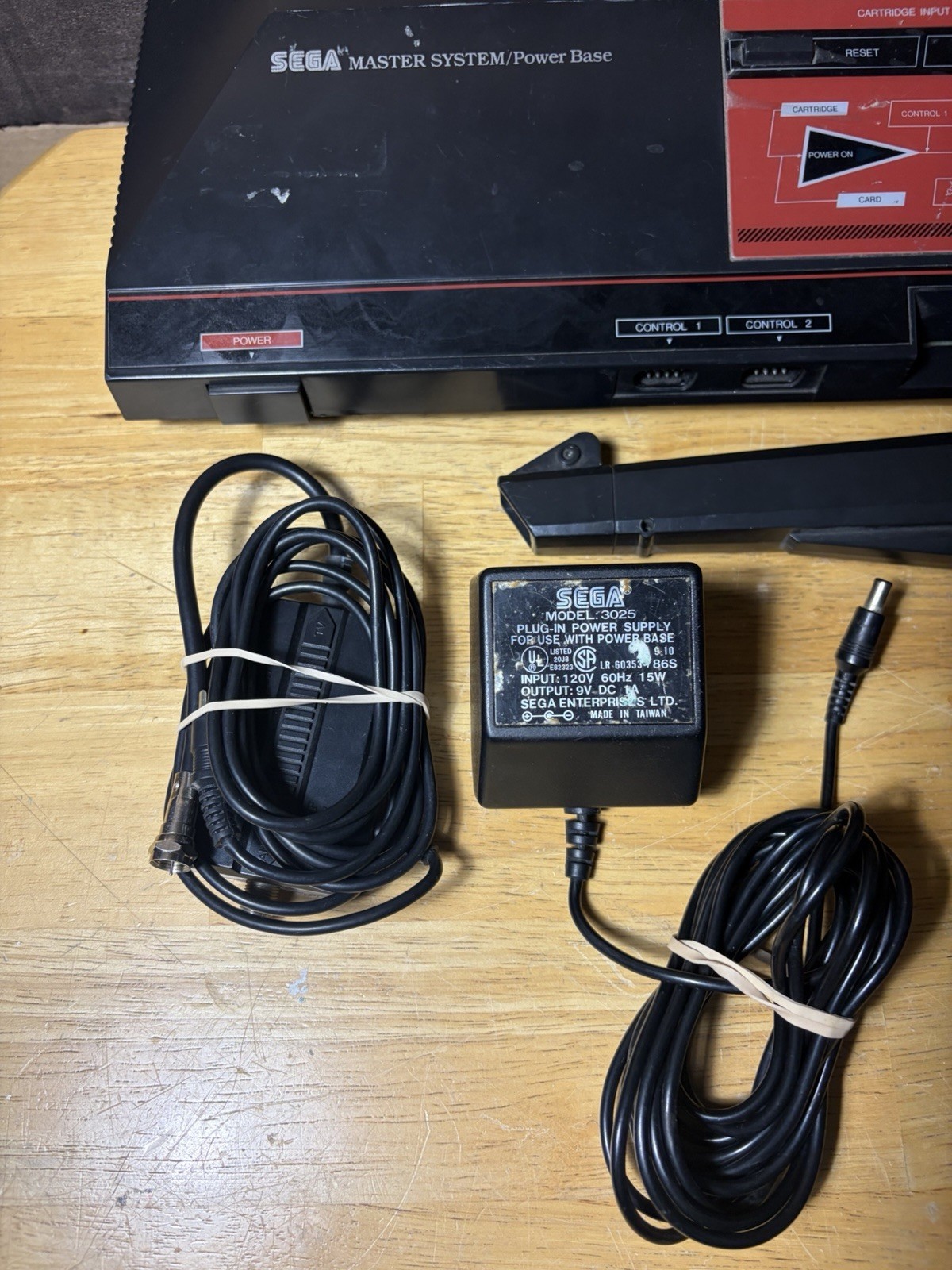 Sega Master System Console No Controller Tested