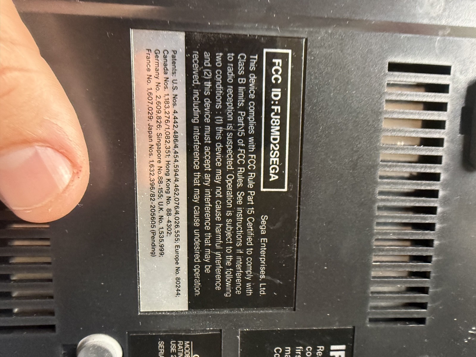 SEGA GENESIS Model 2 MK-1631 Console only unTESTED rb13