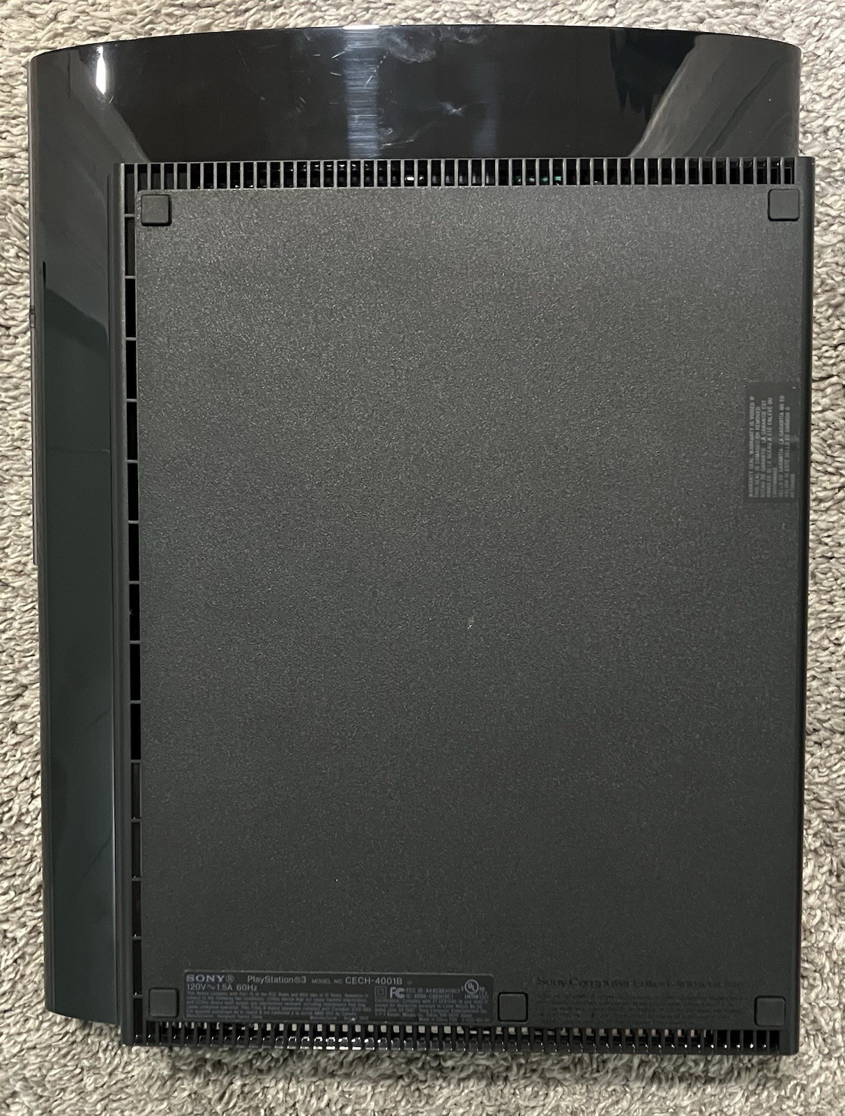 Sony PlayStation 3 Super Slim PS3 250GB Black Console Gaming System CECH-4001B
