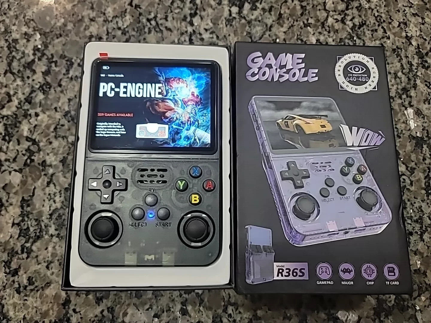R36S 64GB Retro Handheld Game Console 3.5″ Display 5000 Games