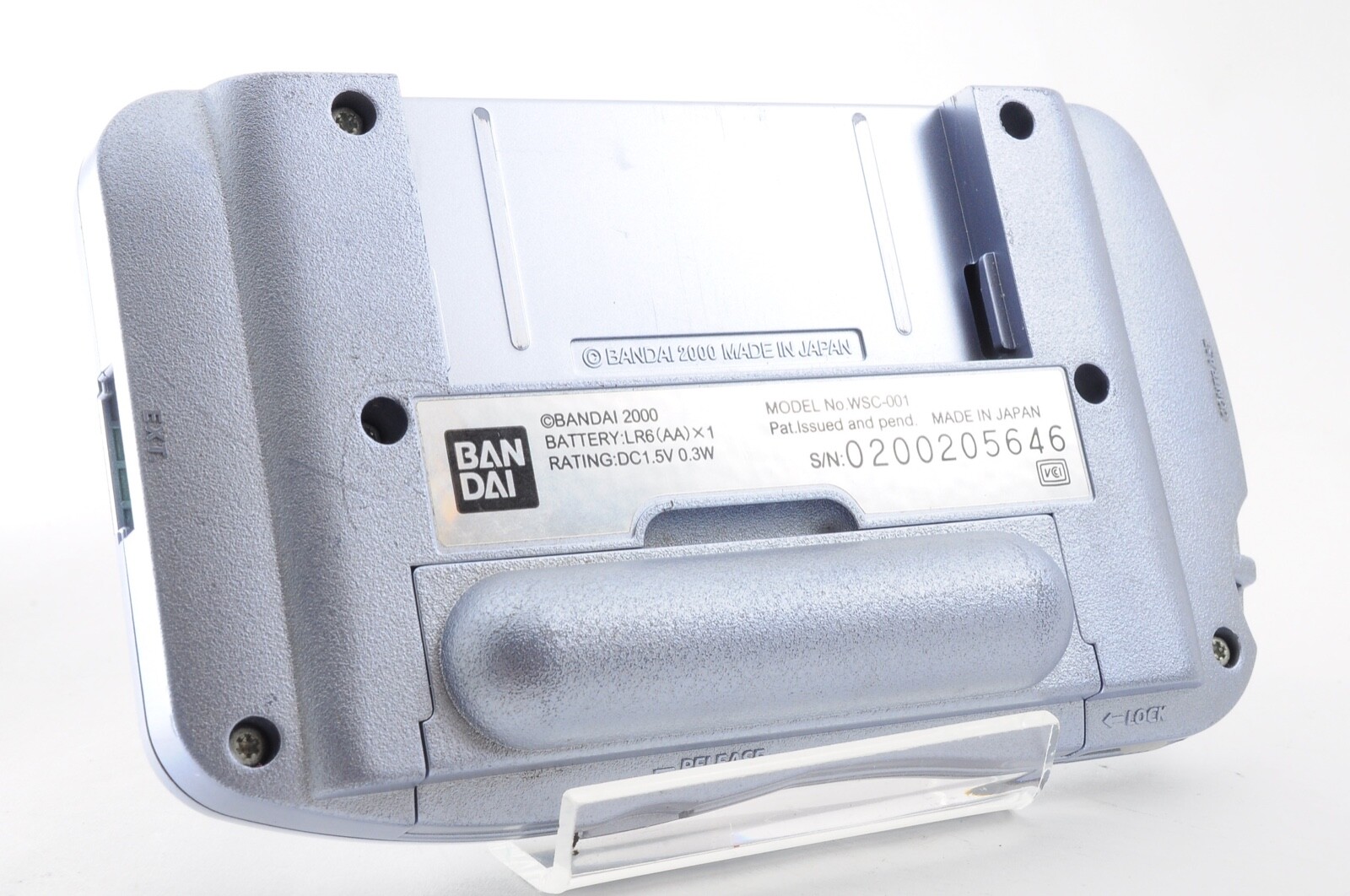 Bandai WonderSwan Color WS Console Pearl Blue