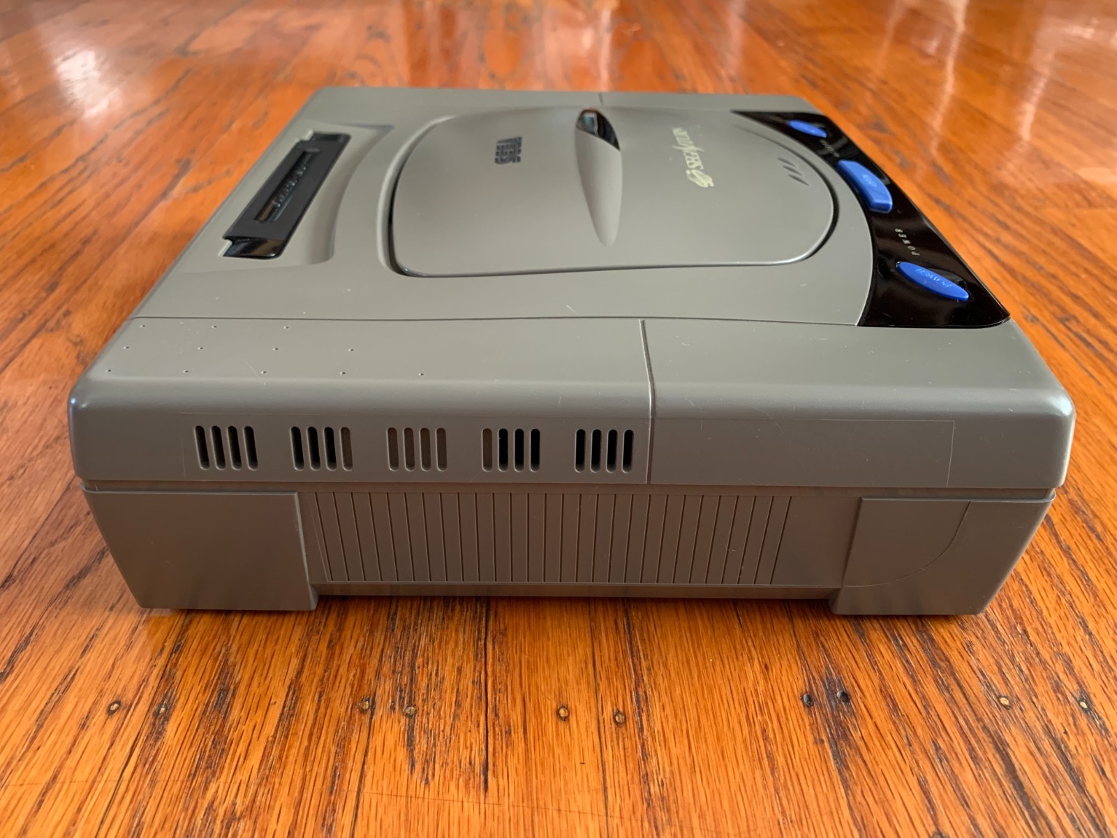 Sega Saturn gray Japanese console system Virtua Fighter Daytona USA memory card