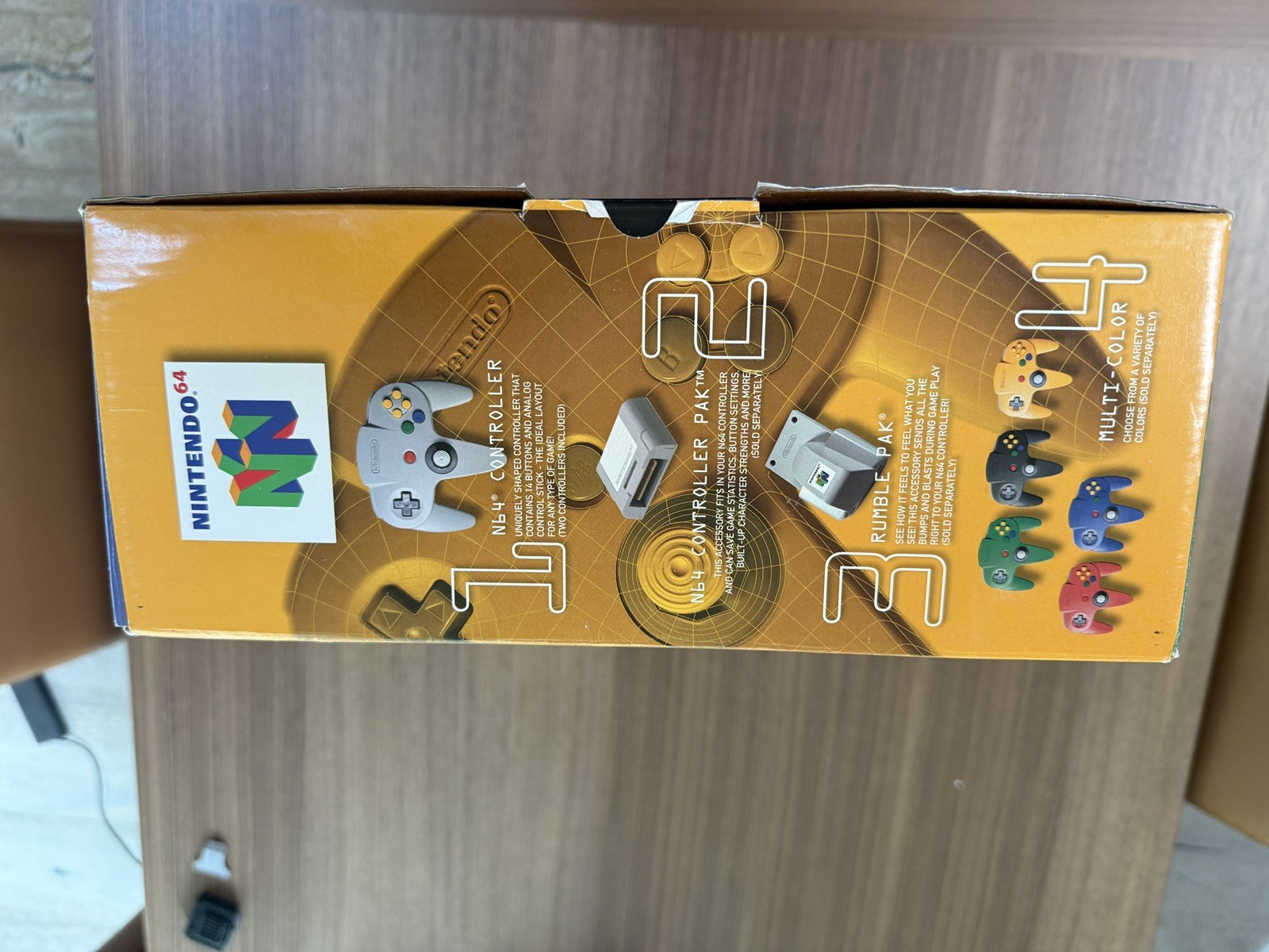 Nintendo 64 N64 Console Complete In Box CIB W/ Atomic Purple Controller Tested
