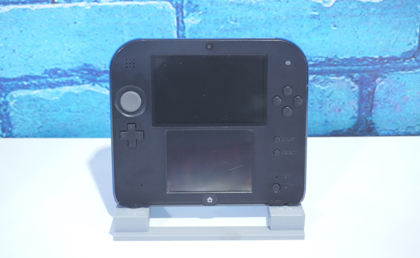 Blue & Black Nintendo 2DS 3DS Console (FTR-001) with 2GB SD, Stylus, & Charger