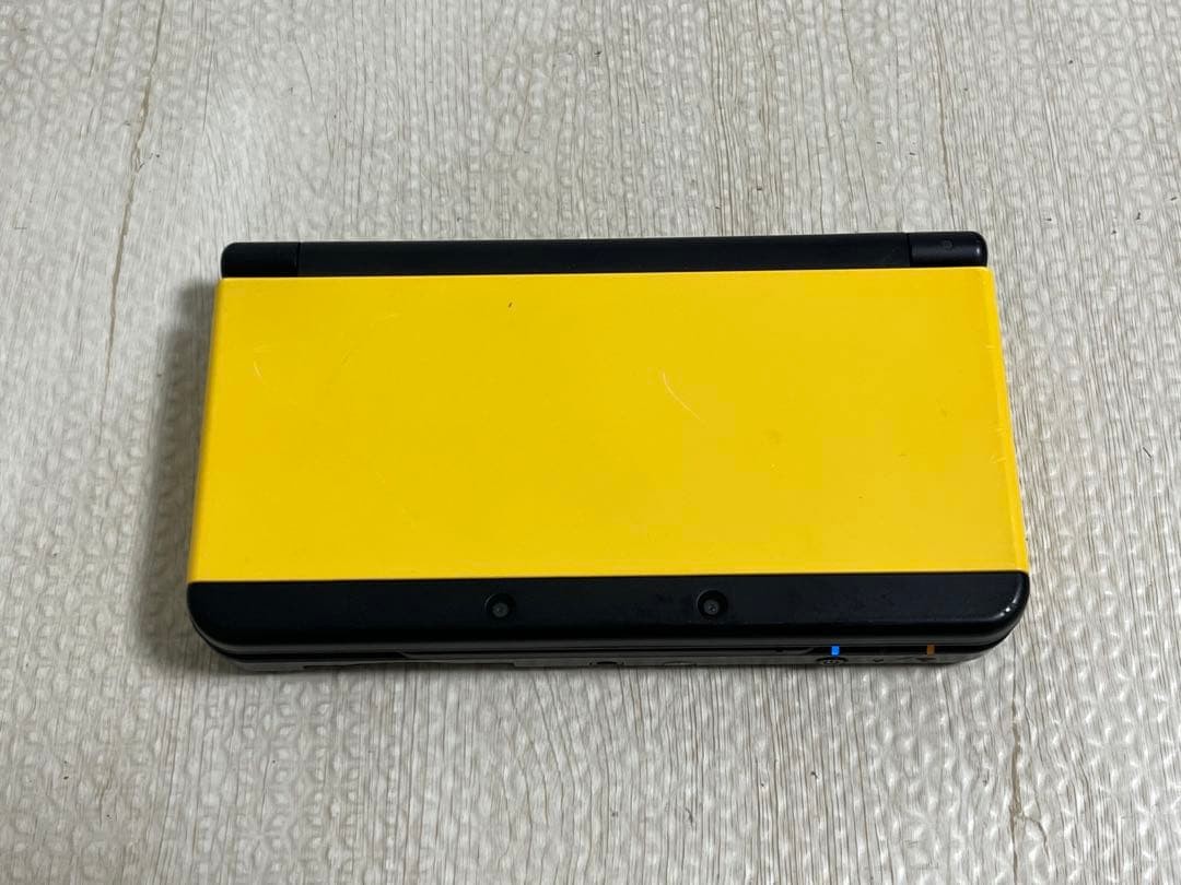 New Nintendo 3DS Black Console Style Japanese Ver Yellow Kisekae face Plate Set