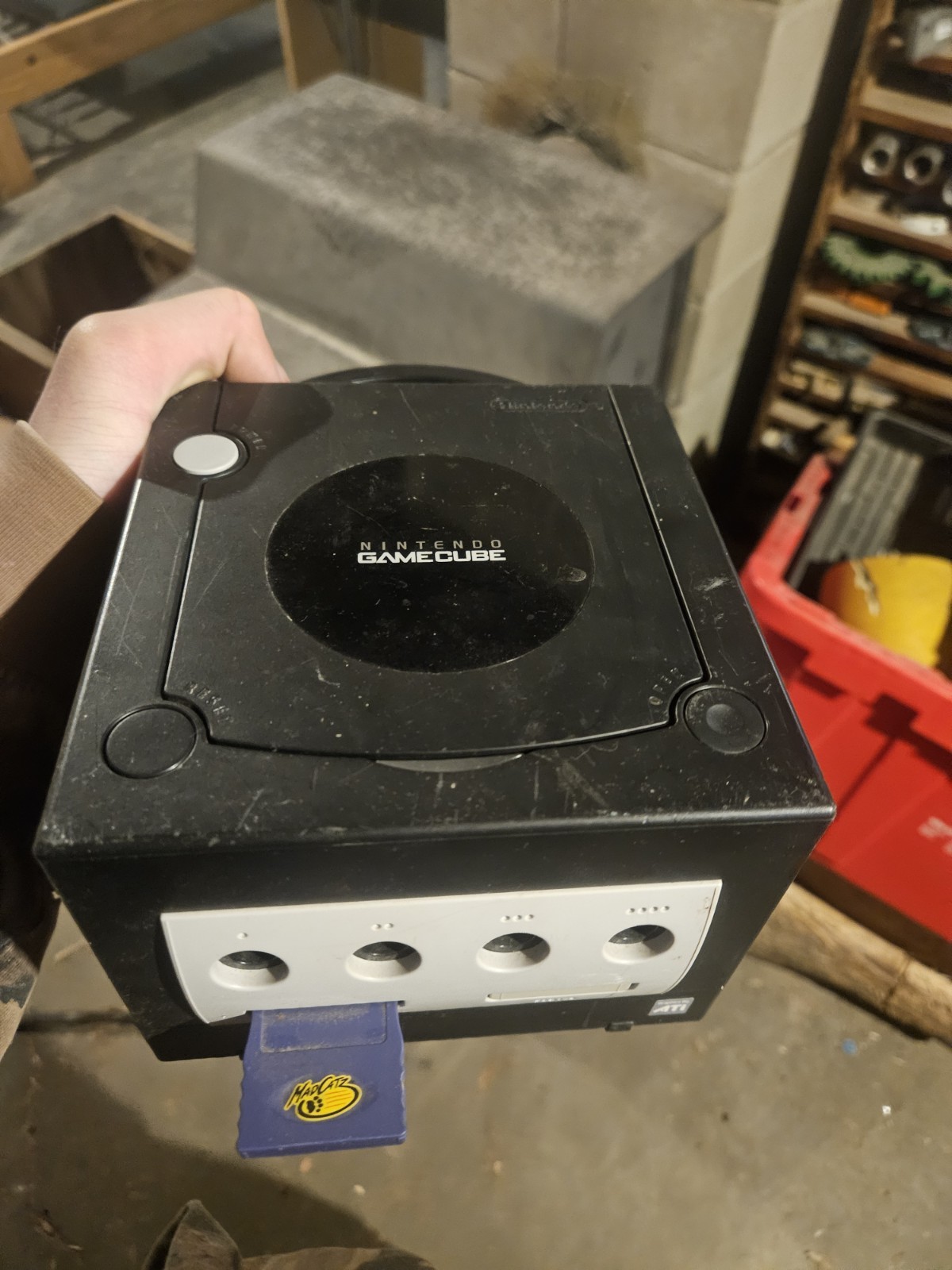 Nintendo GameCube Black Home Console Composite RCA with Memory Card Slot