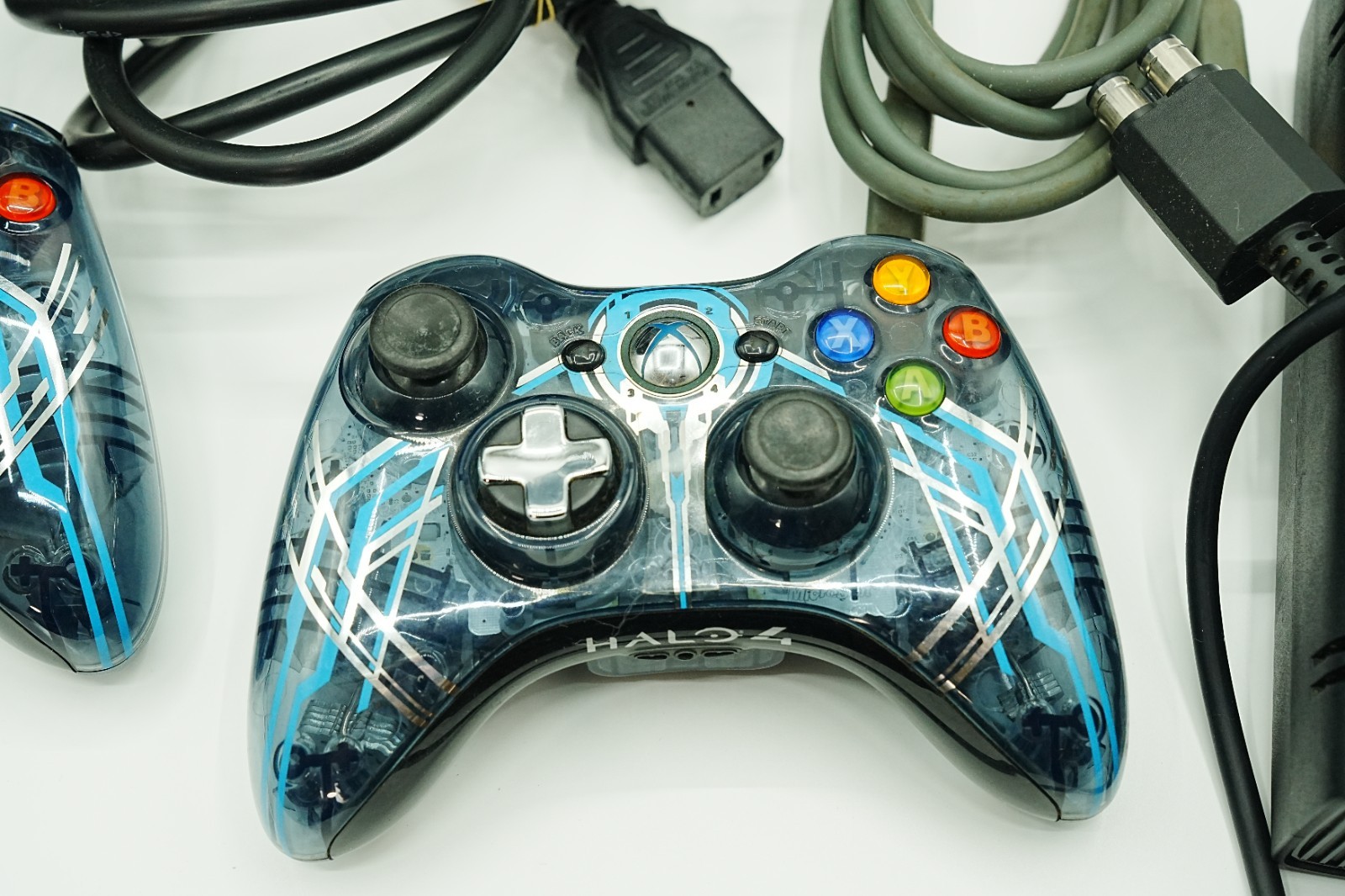 Xbox 360 Halo 4 Limited Edition Console 320GB 2 Controllers Tested JP