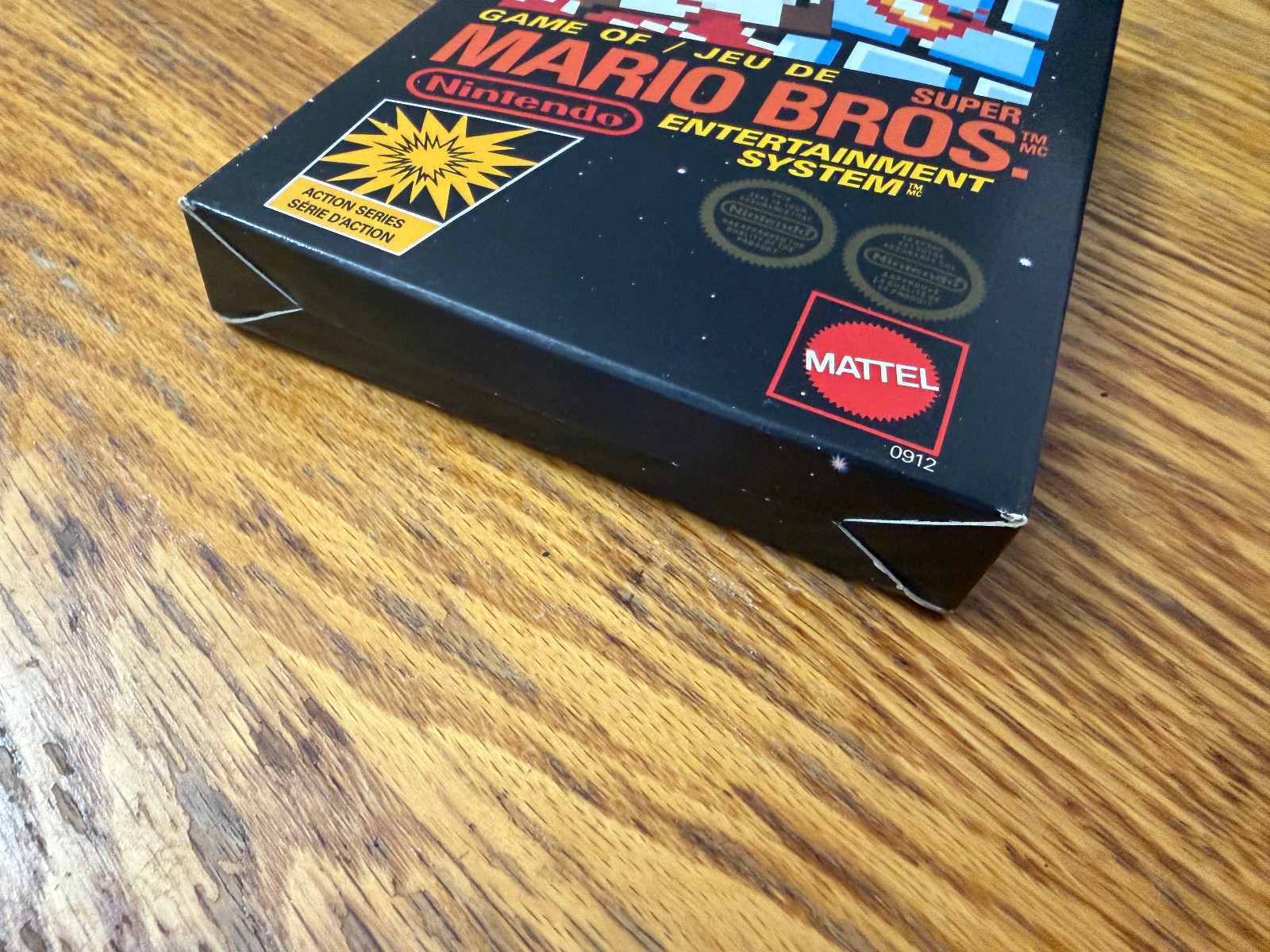 1986 MATTEL Super Mario Bros Control Deck complete in box nintendo nes RARE MINT