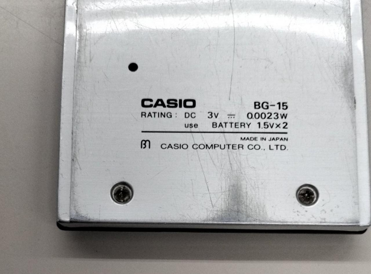 CASIO BG-15 Boxing Game with Calculator Retro Vintage Used