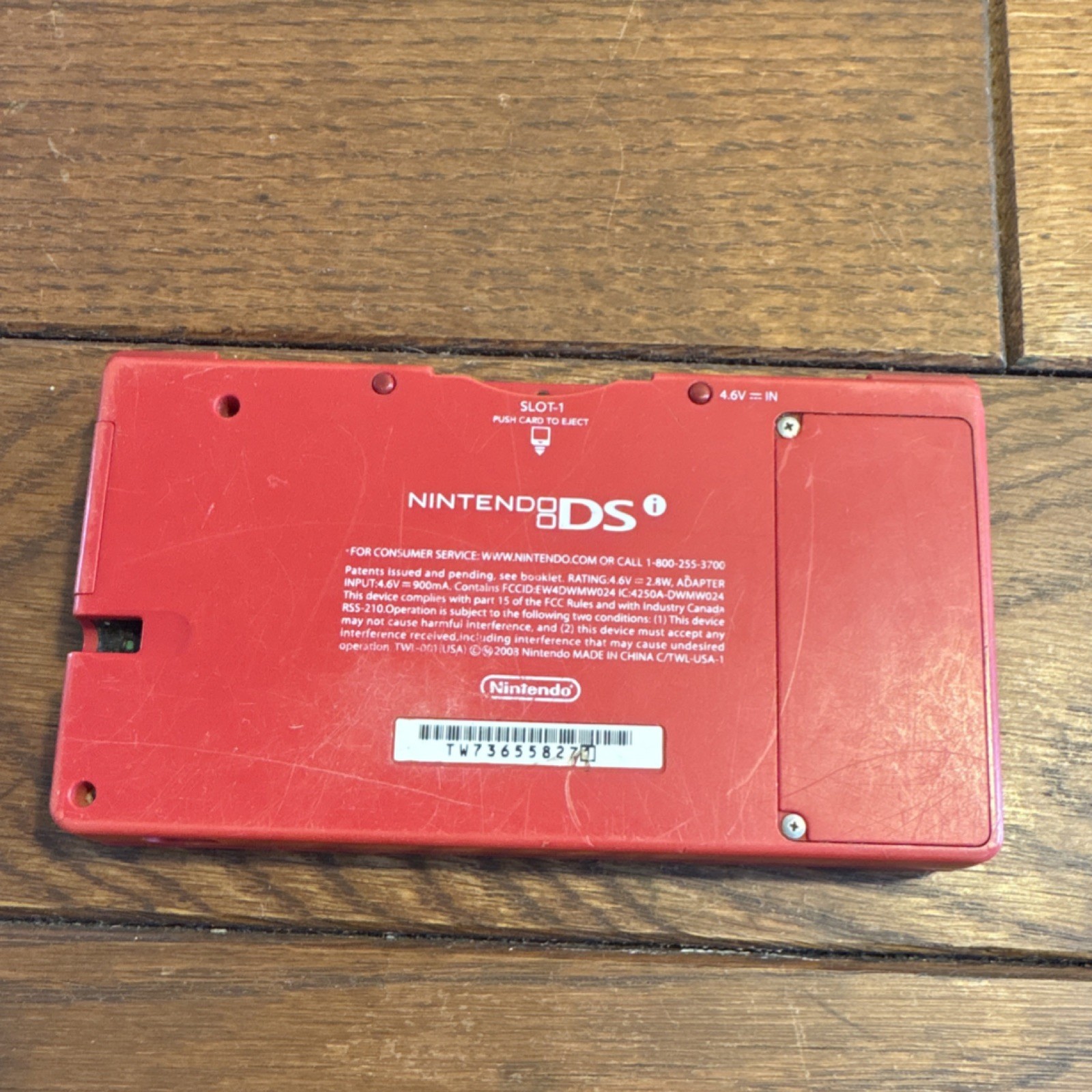 Nintendo DSi Red Handheld Console Wi-Fi Camera Headphone Jack Nintendo DS