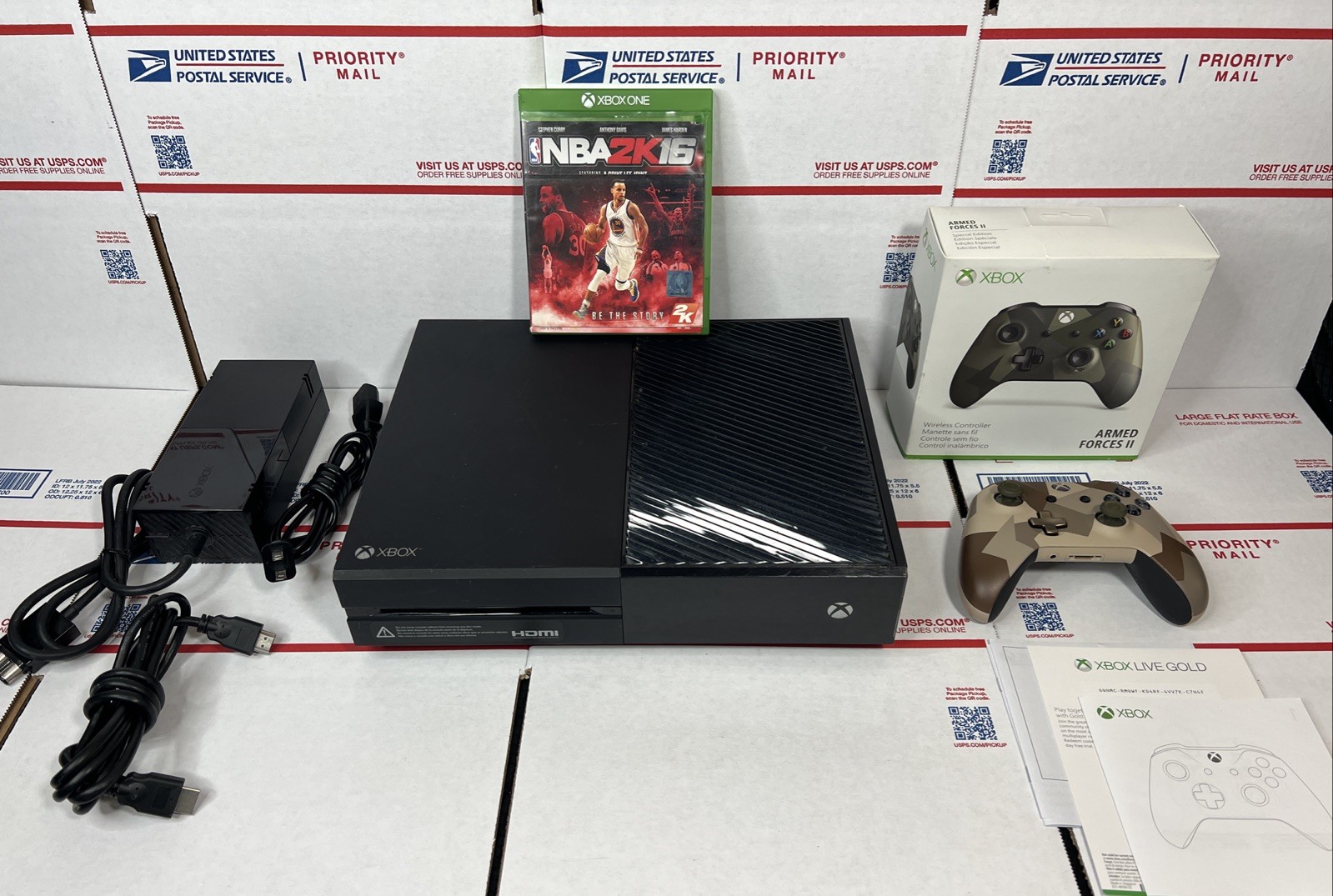Microsoft Xbox One 500GB Console W/ Armed Forces Controller- SAME DAY -WARRANTY