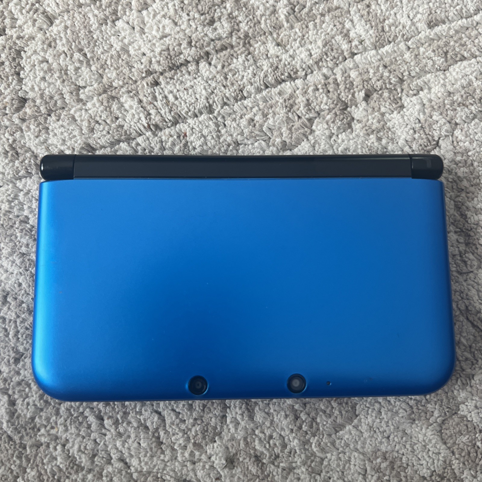Nintendo 3DS XL Blue Black Handheld Console System Bundle Bag Games Manual WORKS