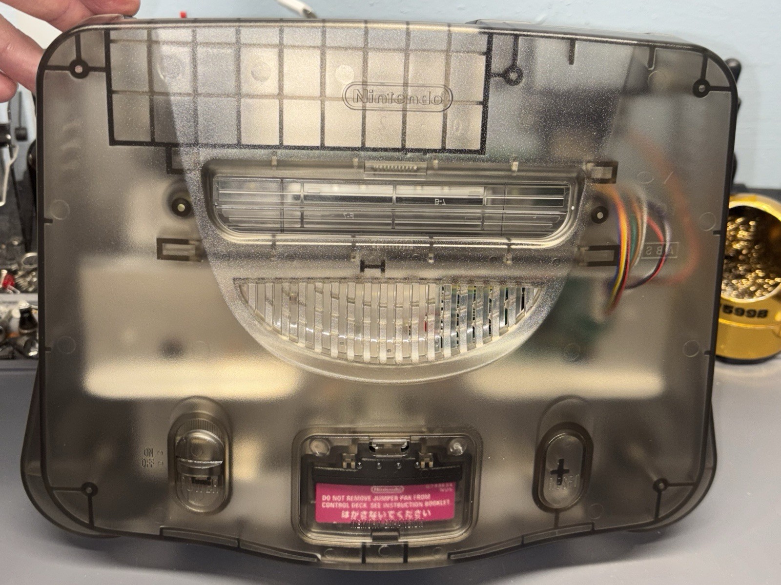 Ultimate Advanced RGB N64 Smoke Gray Recap Deblur IGR Nintendo 64 Region