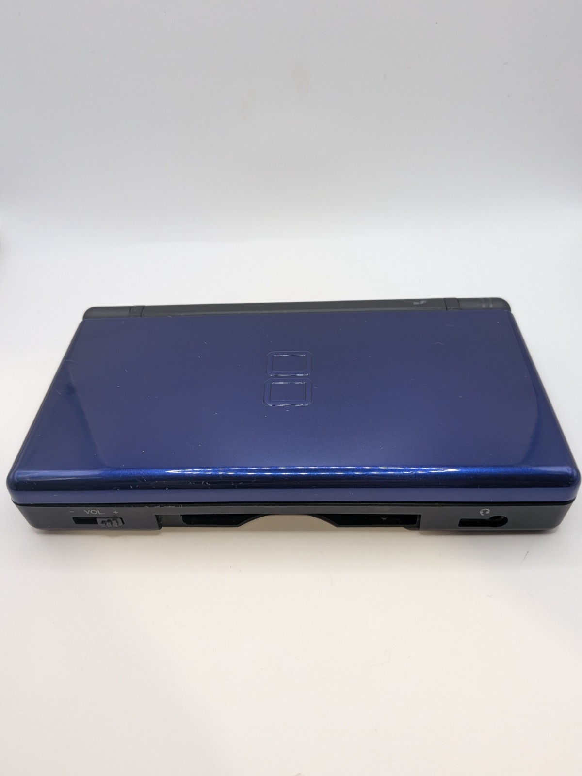 Nintendo DS Lite – Cobalt (Blue) & Black – Tested & Works – Yellow Screens