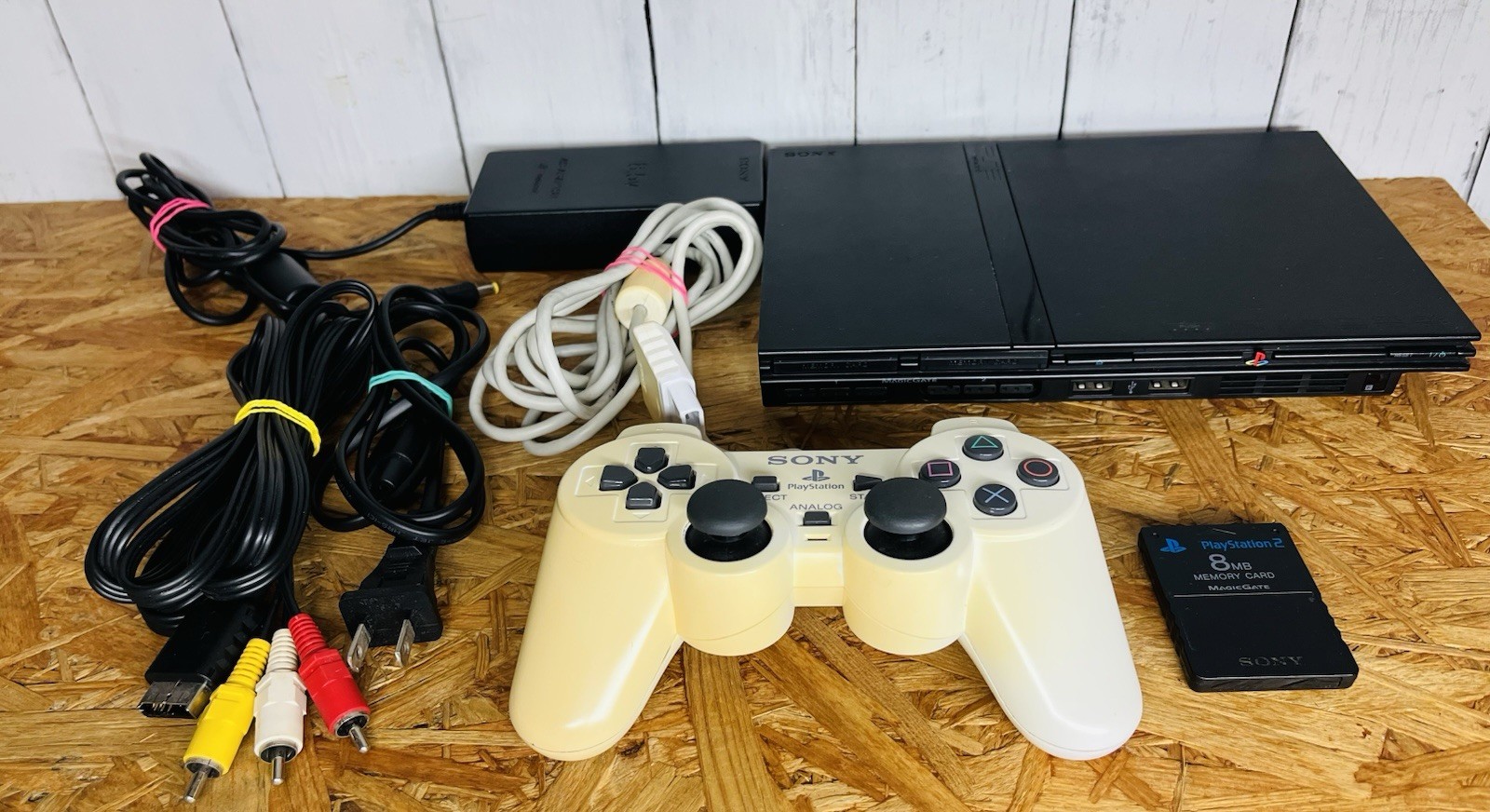 Sony PlayStation 2 PS2 Slim SCPH-70000 Console 8MB Memory Plays PS2