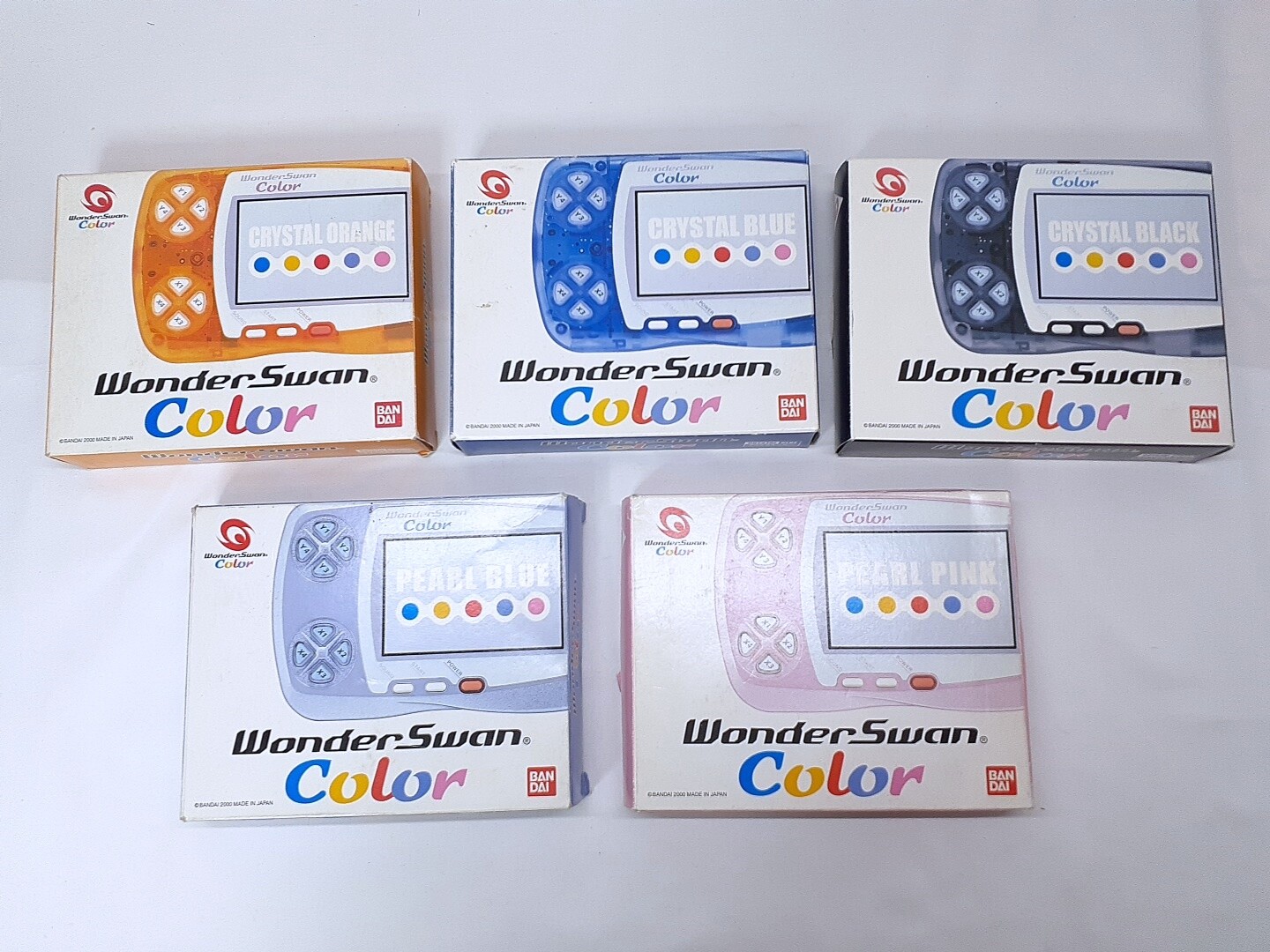 Wonder Swan Color Boxed Console WonderSwan Select Color Blue Orange Black Tested