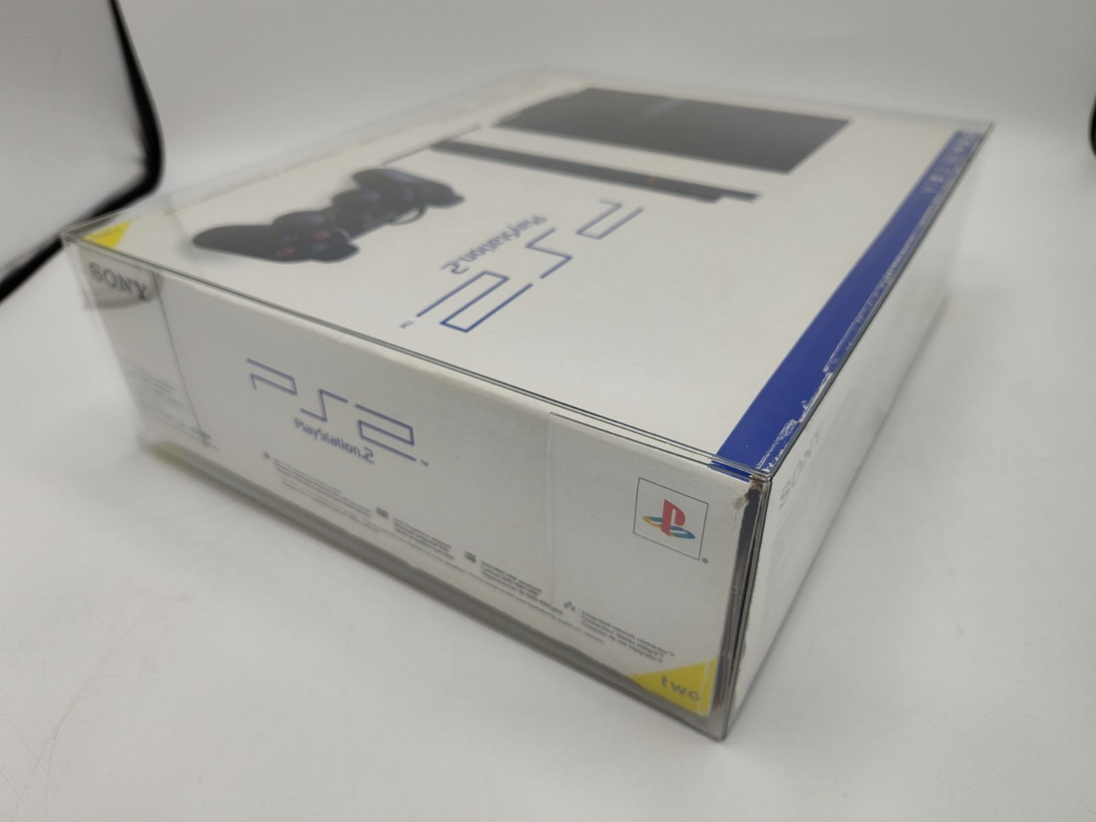 Sony Playstation 2 Console Slim SCPH-77001 Box ONLY + Cardboard + Case Protector