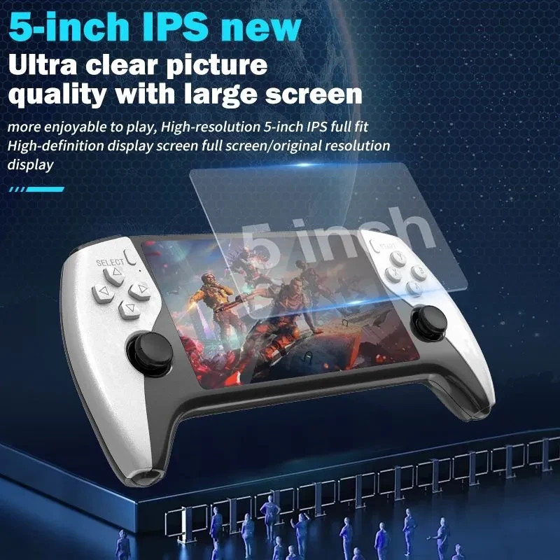 SF3500 5» IPS Handheld Game Console 64G 3000mAh Retro Player Xmas PARTY GIFTS