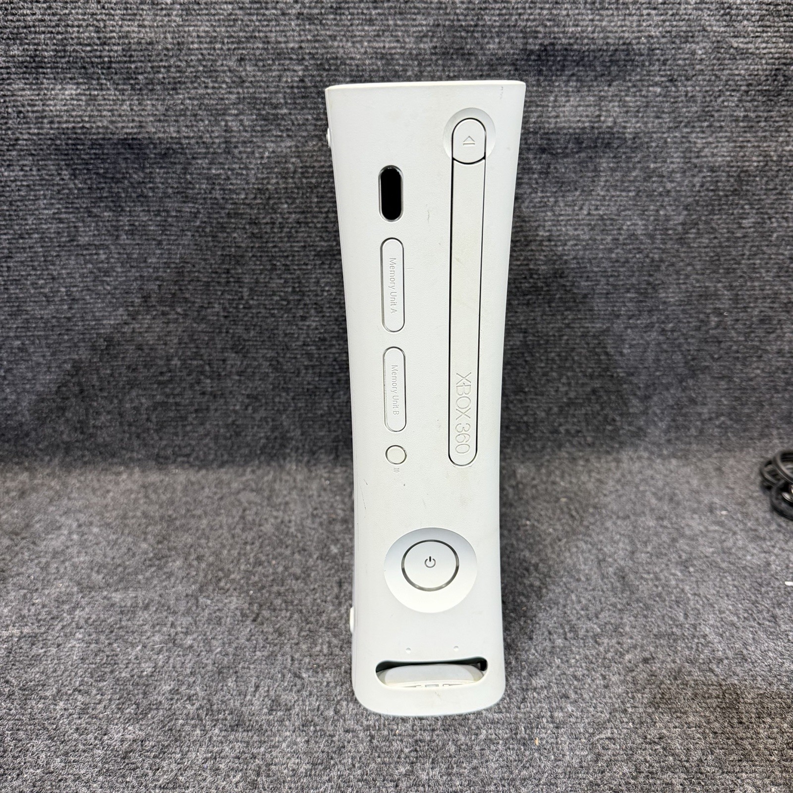 Microsoft Xbox 360 Fat White Console For Parts/Repair Disc Read Error No HD 1007
