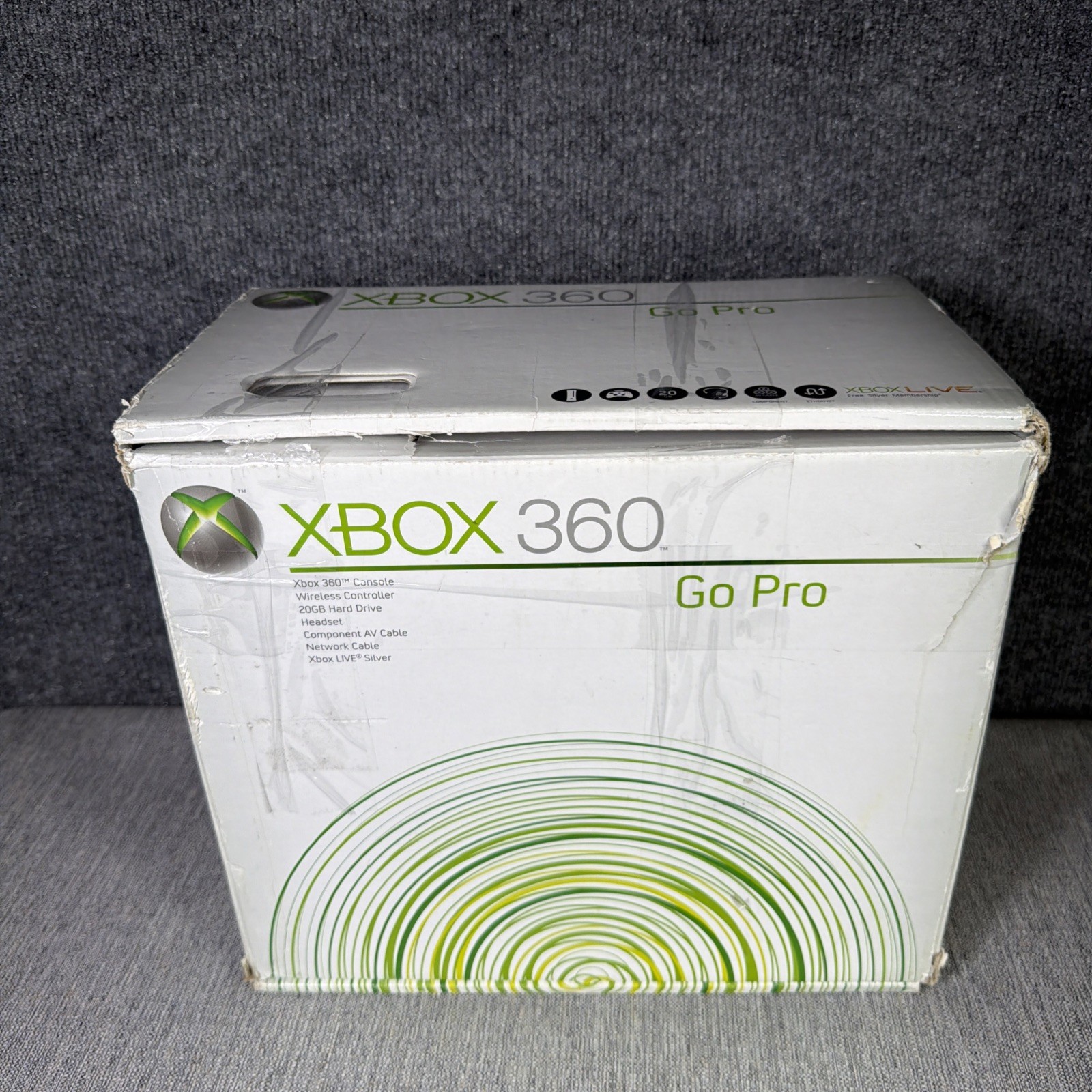 Microsoft Xbox 360 Pro 20GB Console Bundle HDMI Falcon 2007 w/ 2 Controllers