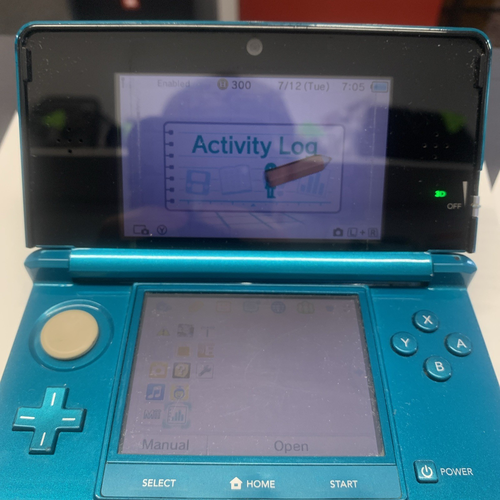 Nintendo 3DS Aqua Blue Console Complete In Box CIB CTR-001 Canadian Release OEM