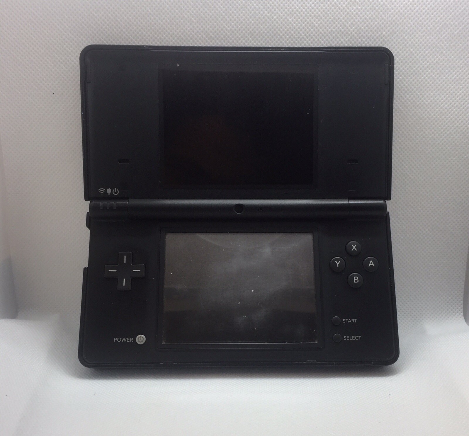 Nintendo DSi Matte Black Handheld System With Charger And Protector Case, Tested