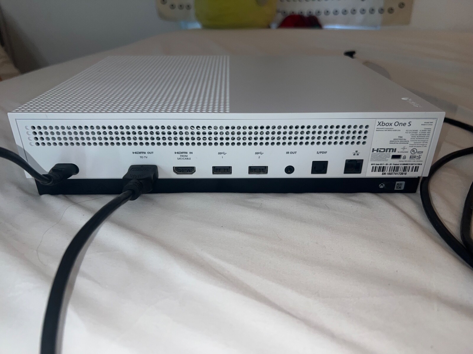 Microsoft Xbox One S 500GB Video Game Console – White (ZQ9-00001)
