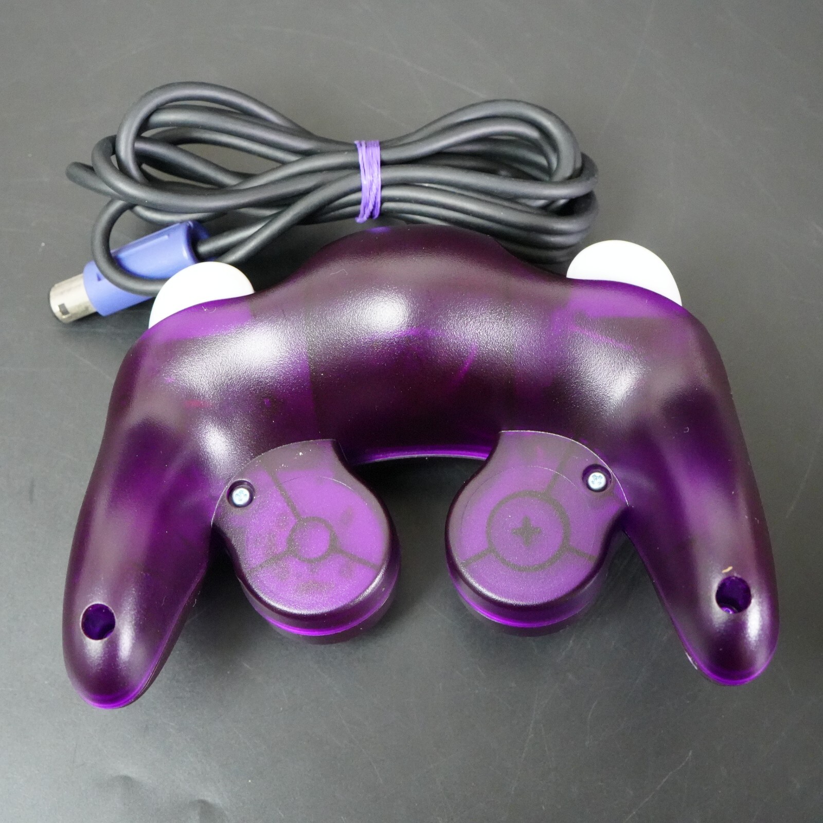 Nintendo GameCube Clear Purple Shell NTSC U-C/J Region Switch Mod w/GB Player