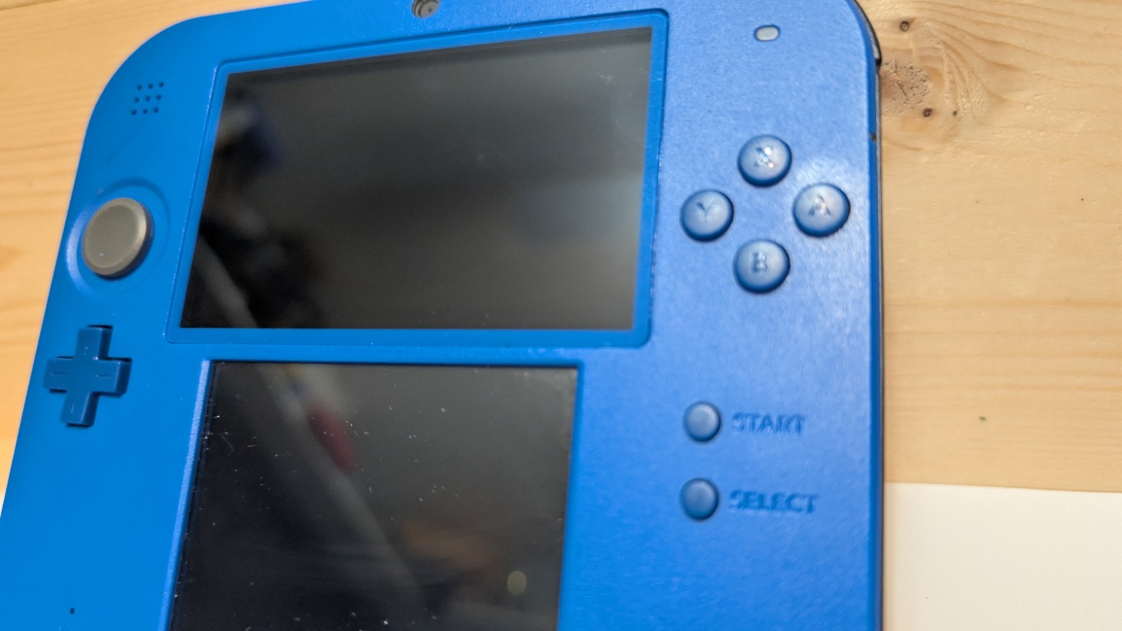 Nintendo 2DS Blue US Version W/Cable *Tested*