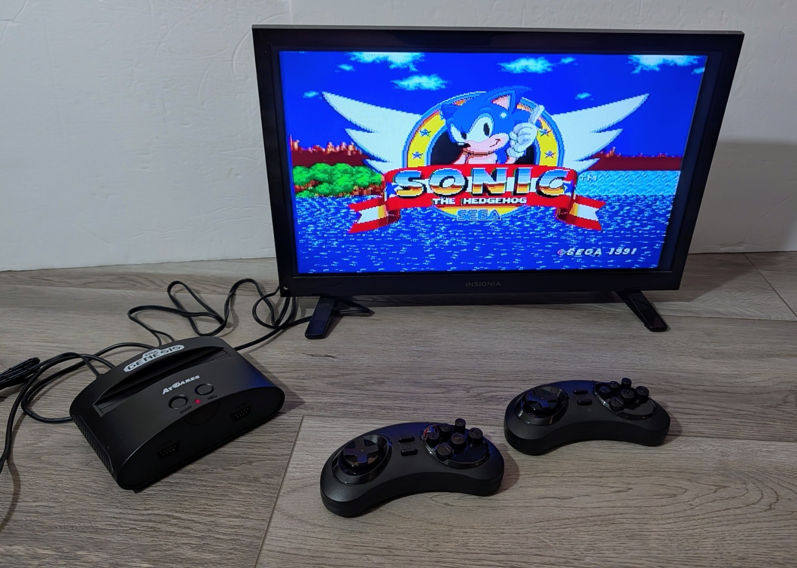 SEGA GENESIS CLASSIC MINI GAME CONSOLE WITH 80 BUILT IN GAMES 25th Ed. OPEN BOX