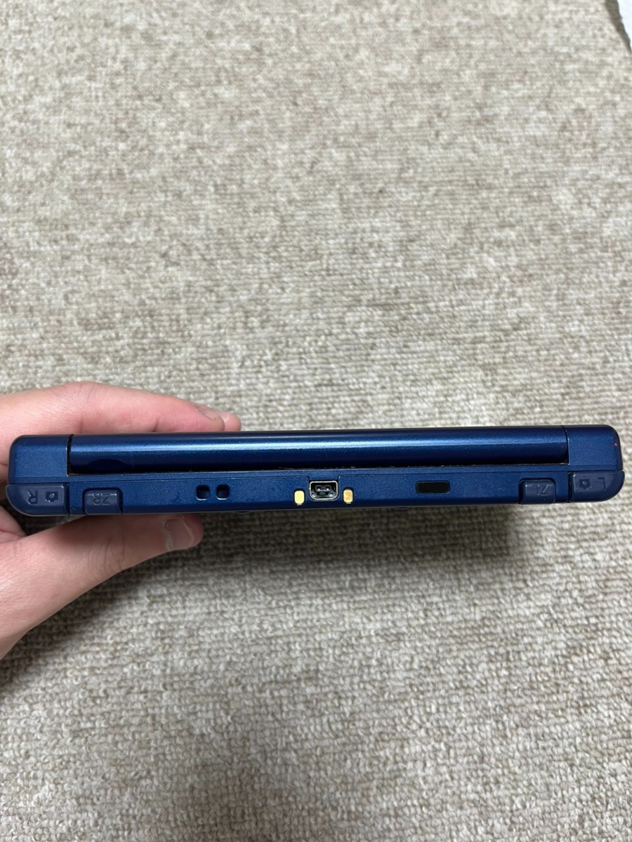 New 3DS LL XL Metalic blue Japan Nintendo Console region Japanese B839