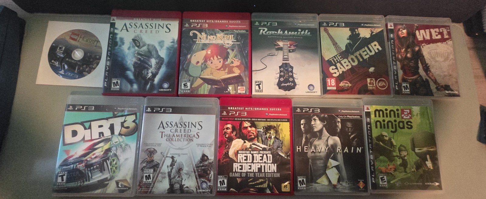 Ps3 SLIM JAPAN CECH-3000B 320 GB Console W/ Lot Of 40 Games