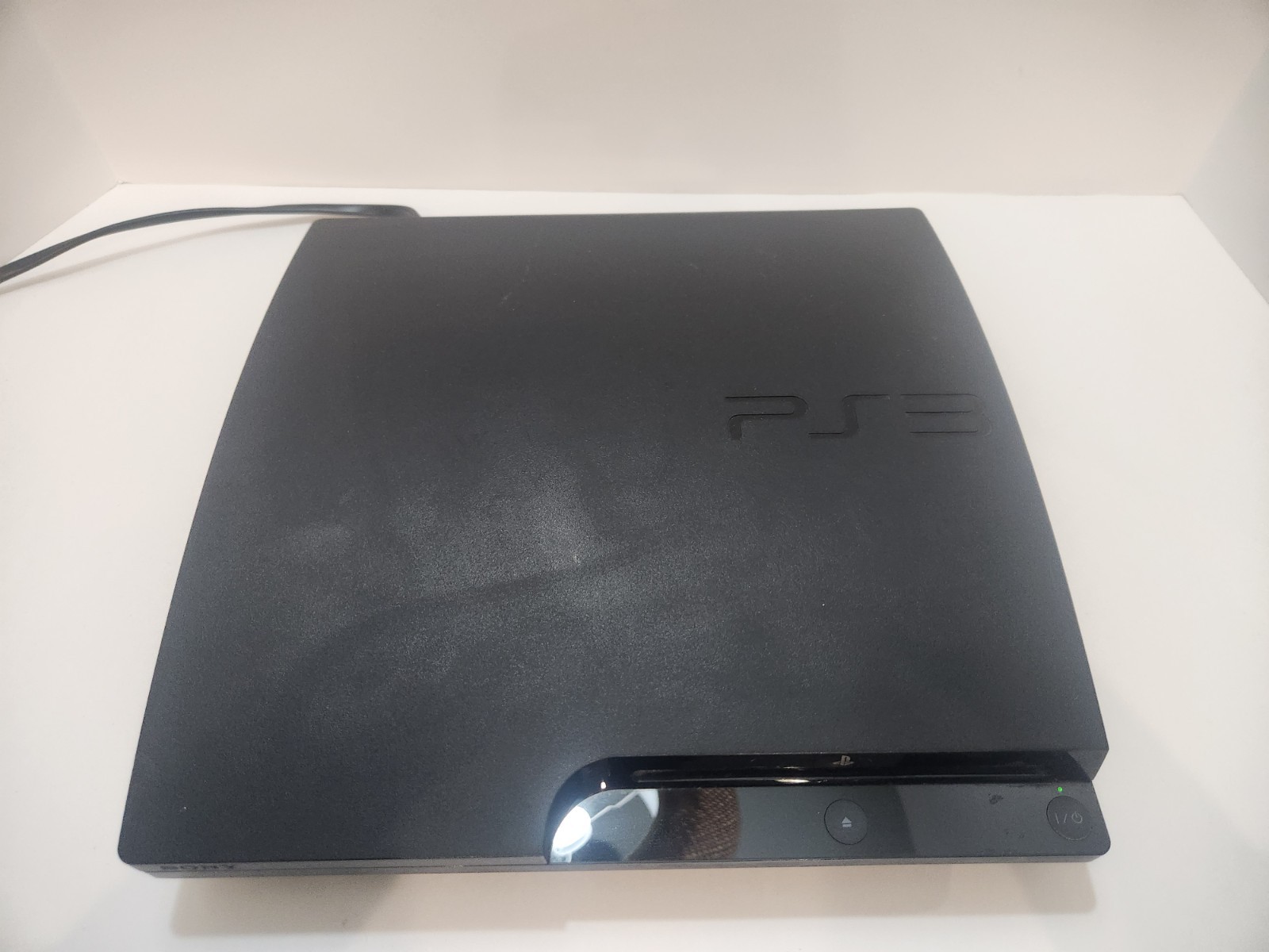 Sony PlayStation 3 PS3 Slim CECH-3001A Console Untested W/ Power Cord Turns On
