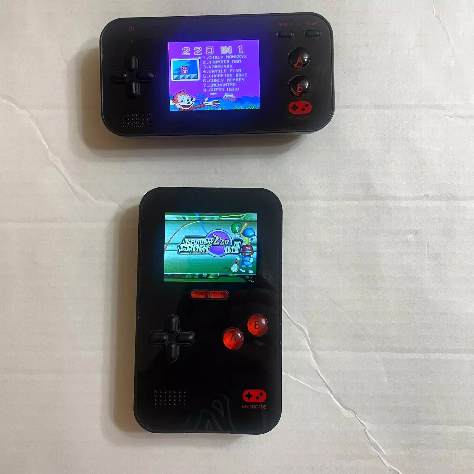 Lot of My Arcade Go Gamer Portable & Gamer V Portable