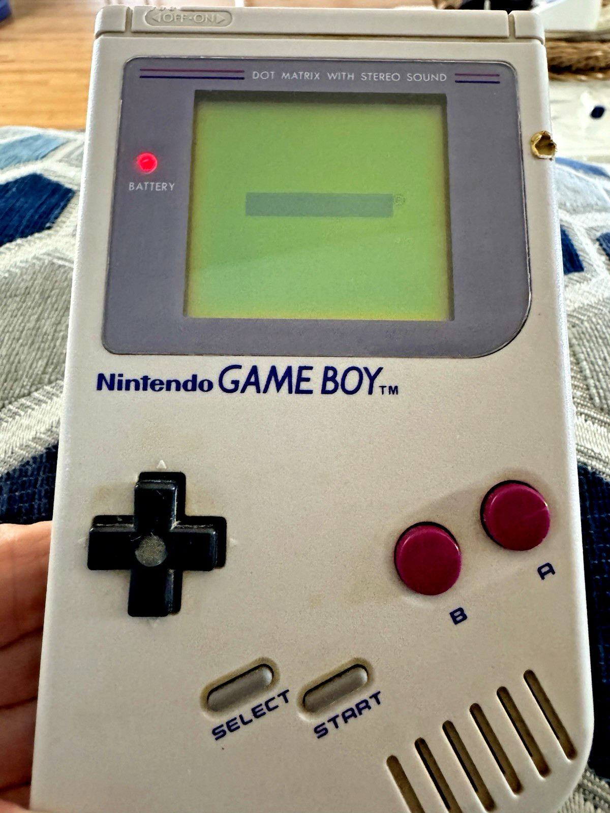 Nintendo Game Boy Launch Edition Handheld System In Box – Gray DMG-01