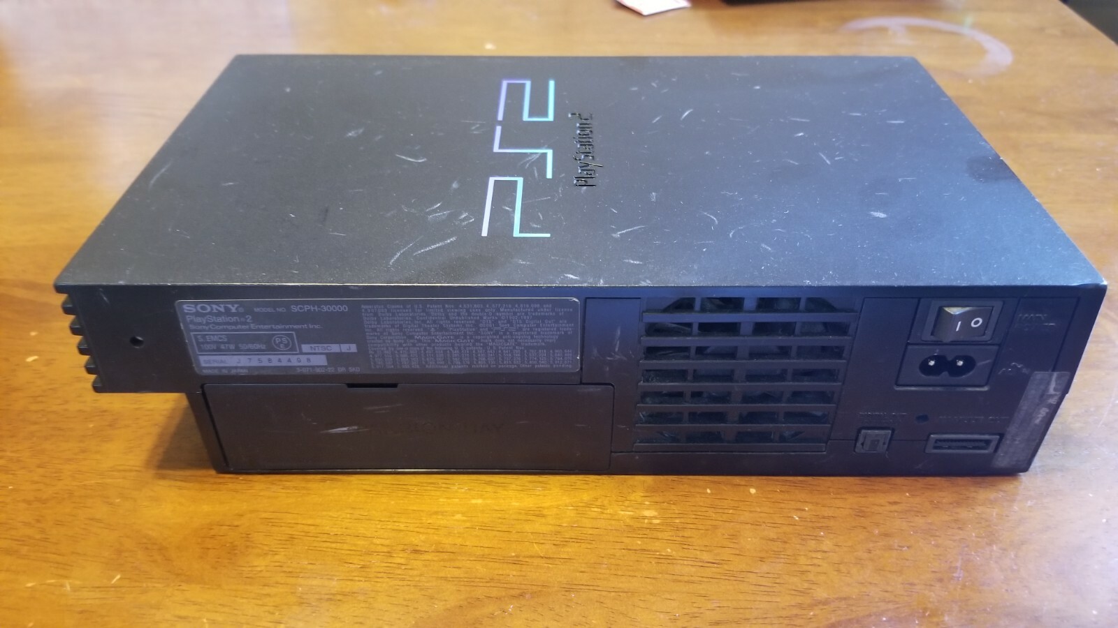 Sony PlayStation 2 SCPH30000 Midnight Black Console japan version PS2
