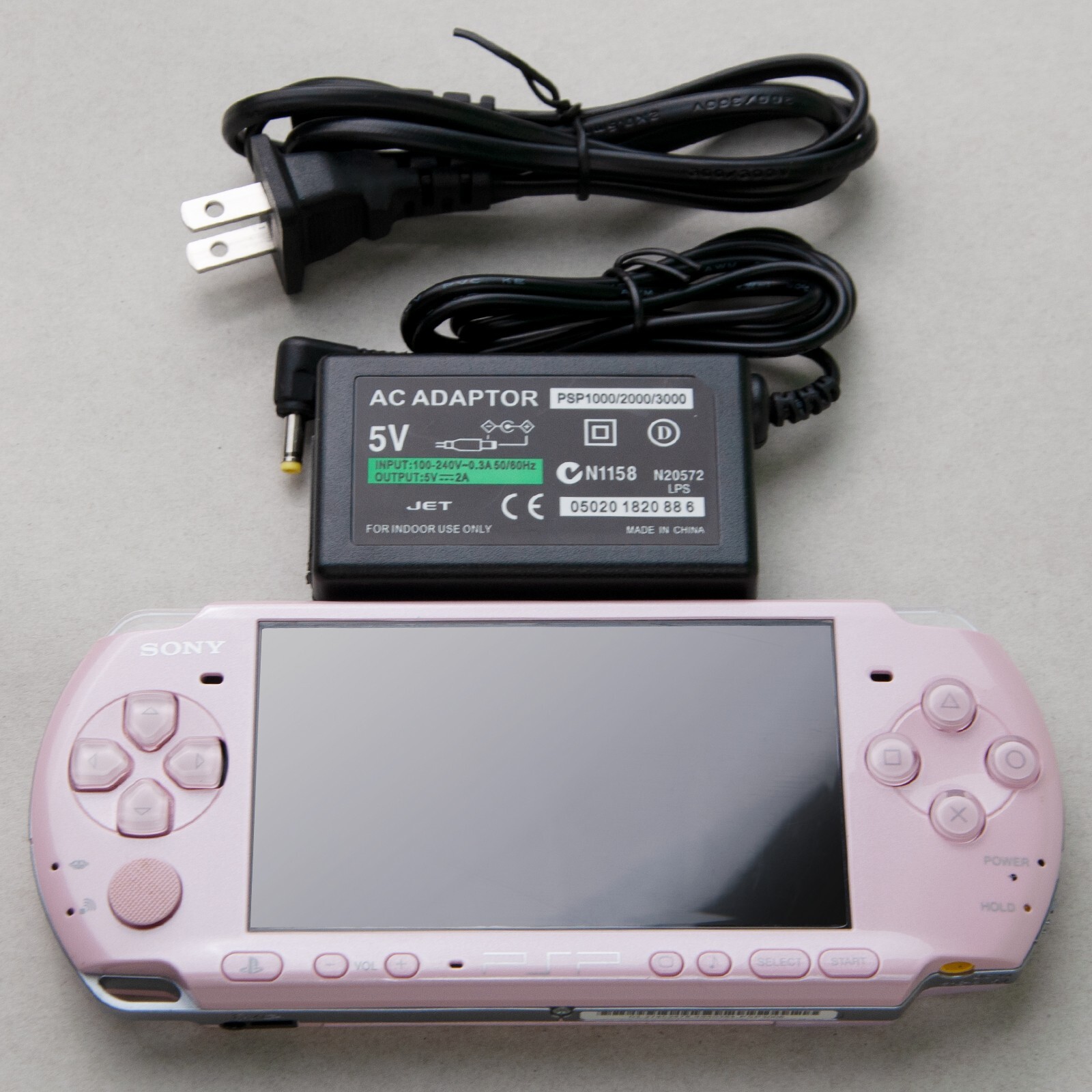 Original Sony PSP 3000 Console System Excellent+With Charger/New Battery/Memory