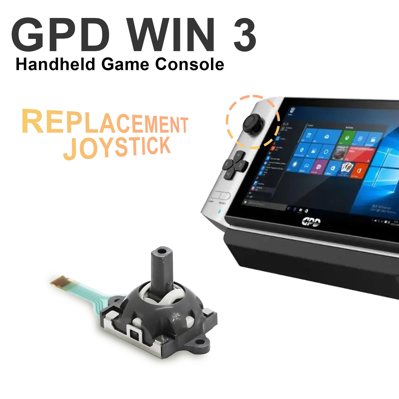 new OEM Joystick Thumbstick 3D Analog Stick Replacement For GPD WIN 3 Windows 10
