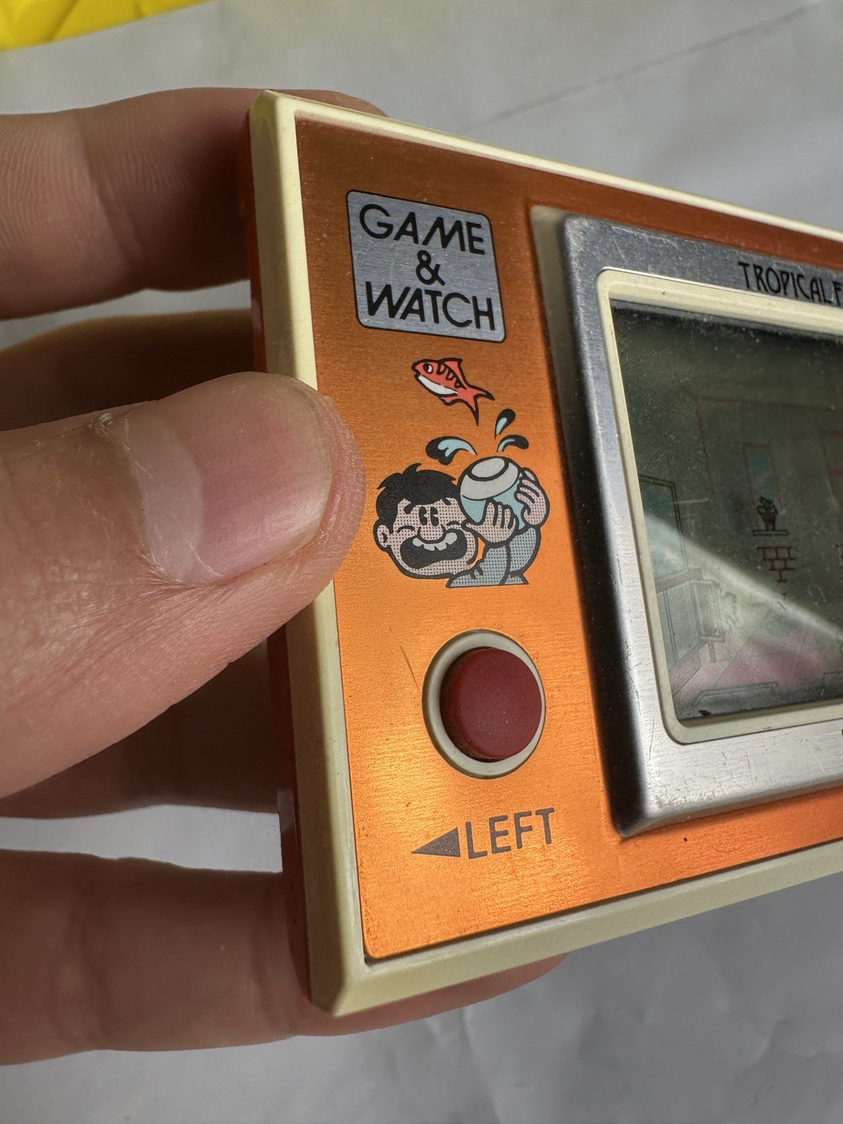 1985 Nintendo Game & Watch Tropical Fish Working