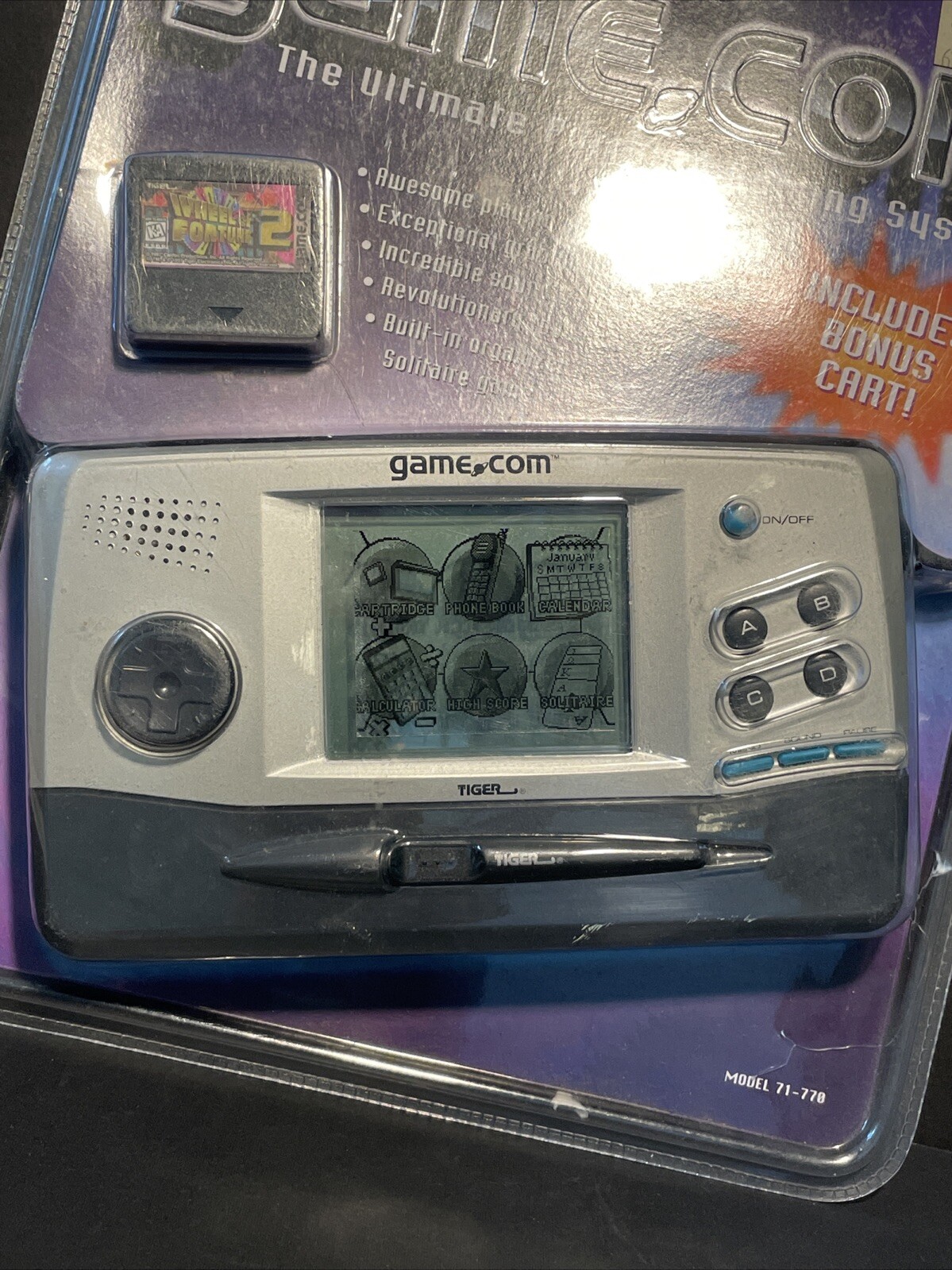 Tiger Game.Com Handheld Video Game Console Portable Electronics 1998 SEALED