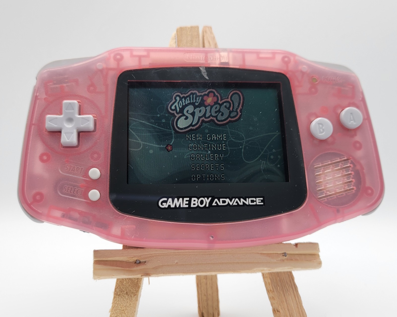 Nintendo Game Boy Advance Pink Console Bundle 5 Games & GBA Cartridge Cases
