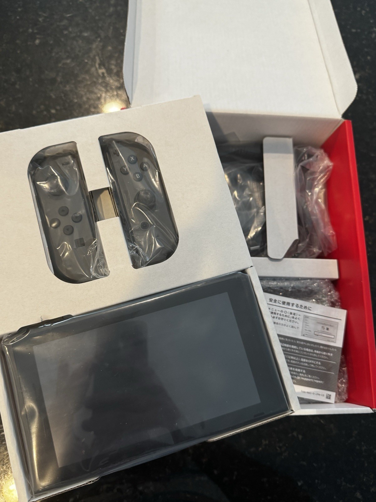 Nintendo Switch Console New In Box Gray HAC-001 Wi-Fi HDMI NTSC-J Japan Region