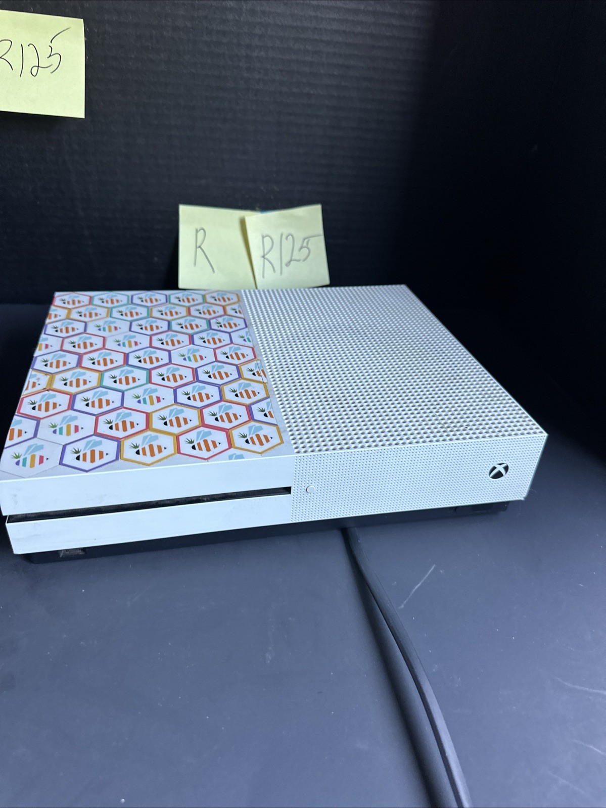 Microsoft Xbox One S Console Model 1681 White Tested Working No Controller #R125