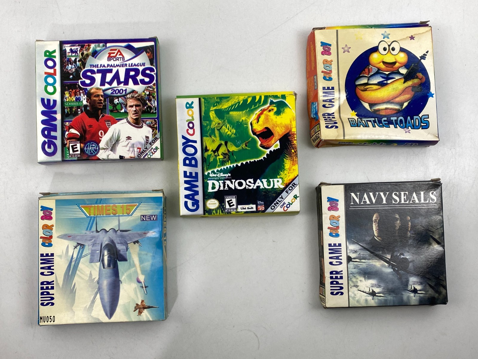 Nintendo Super Game Boy Color DINOSAUR Navy Seals Cartridge China