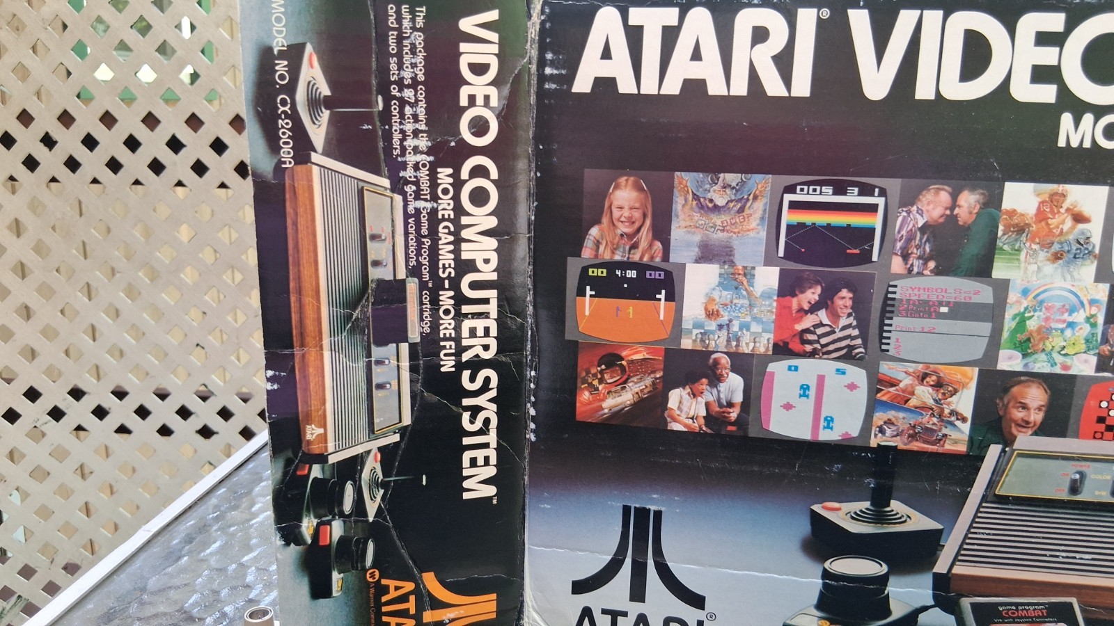 Atari CX2600A Video Computer System W/ Box (Worked When Last Used. 3 Controls