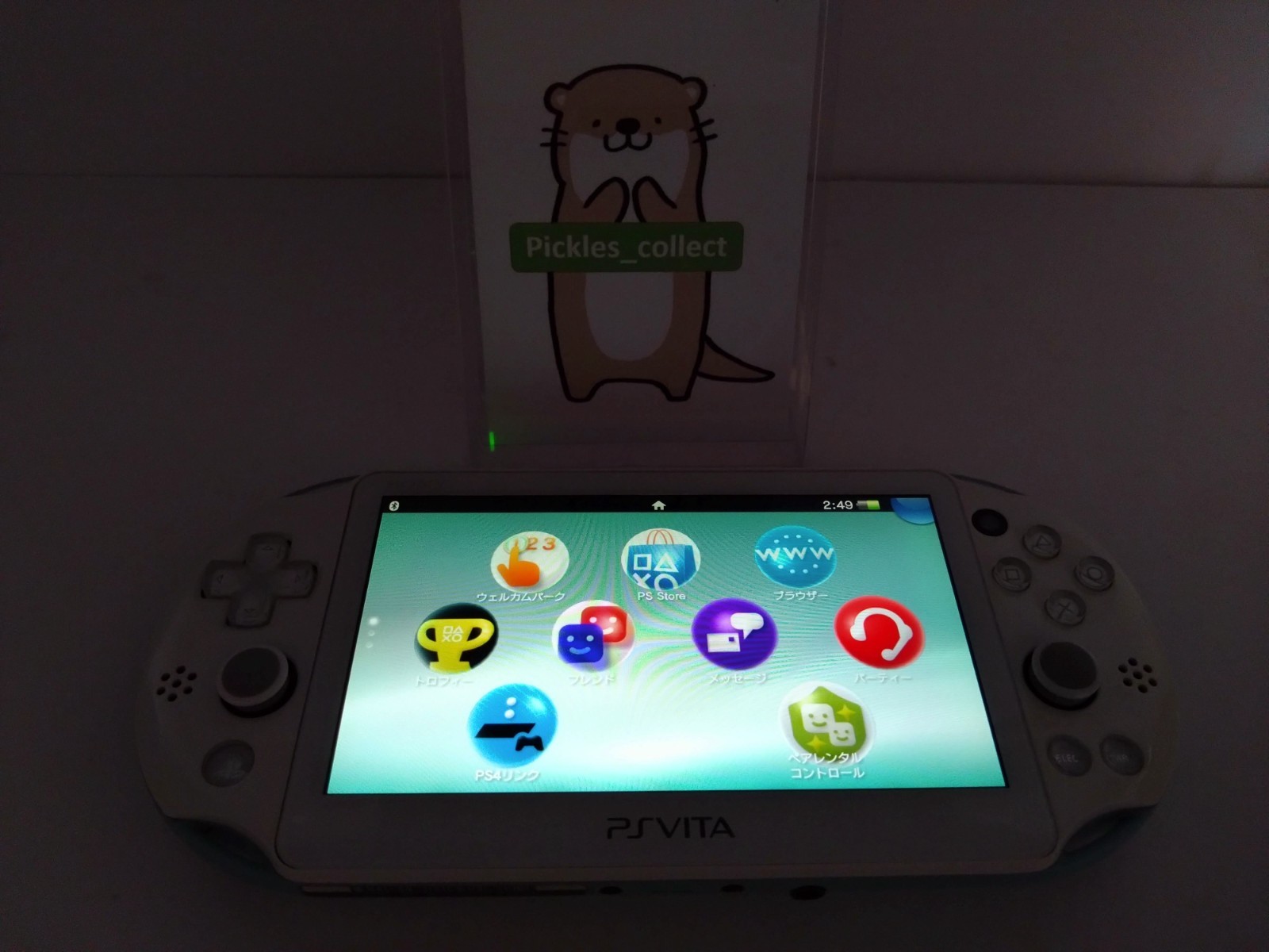 PS Vita 2000 Light Blue White PCH 2000 ZA14 w/Box 8GB PSV Tested Sony 0615H
