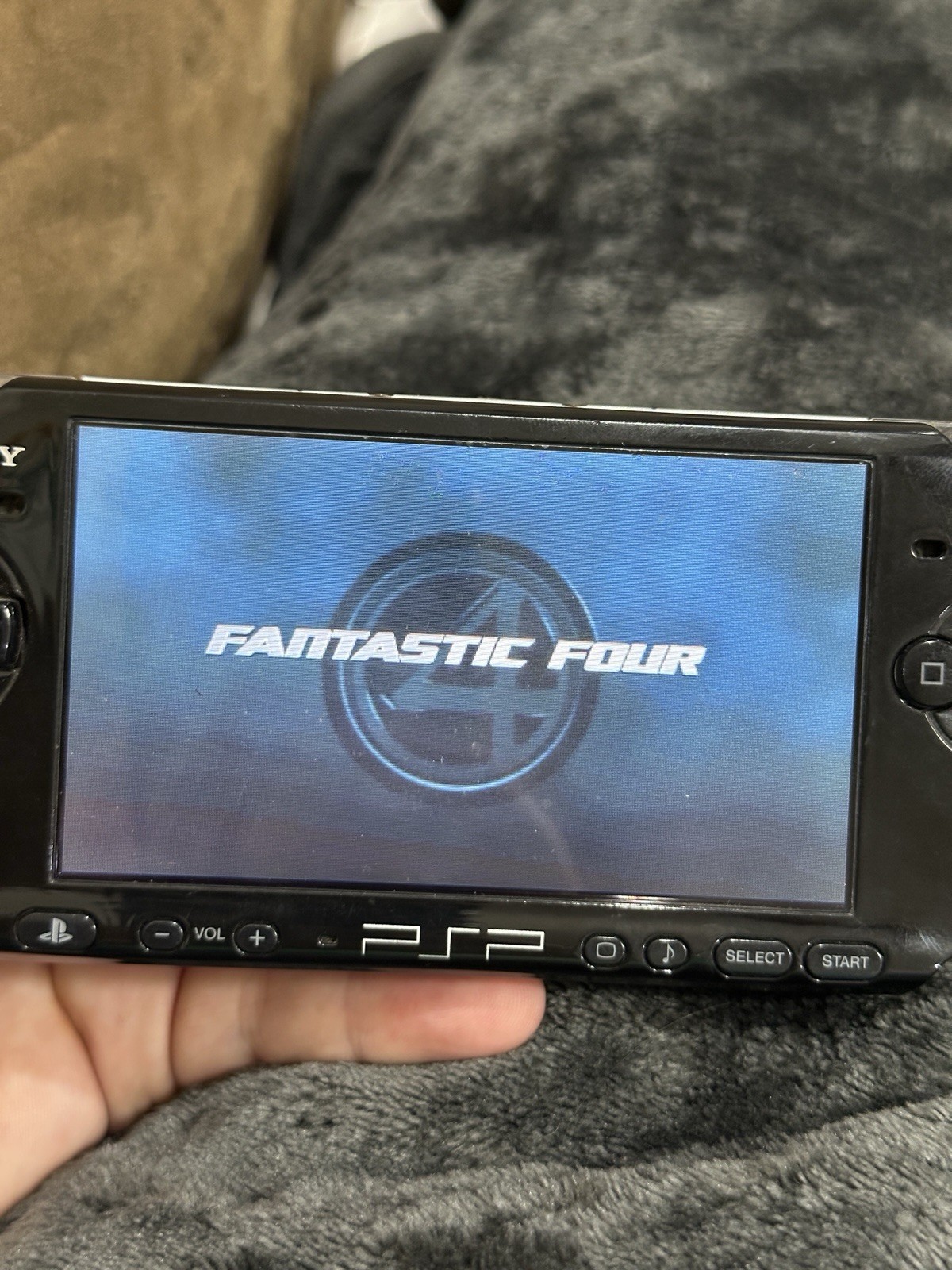 Sony PSP 3001 Black Handheld Console with 5 Games & 4 Movies Bundle Lot